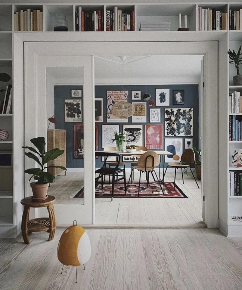 creative + colorful office space