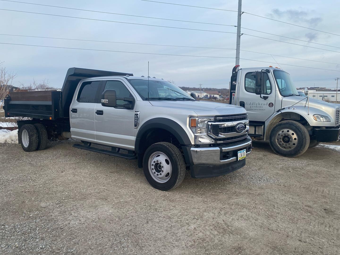 Our brand is to have silver truck all matching. This f550 just got out of the paint booth and we look forward to the new logos coming up. Welcome to the team truck #6!!!