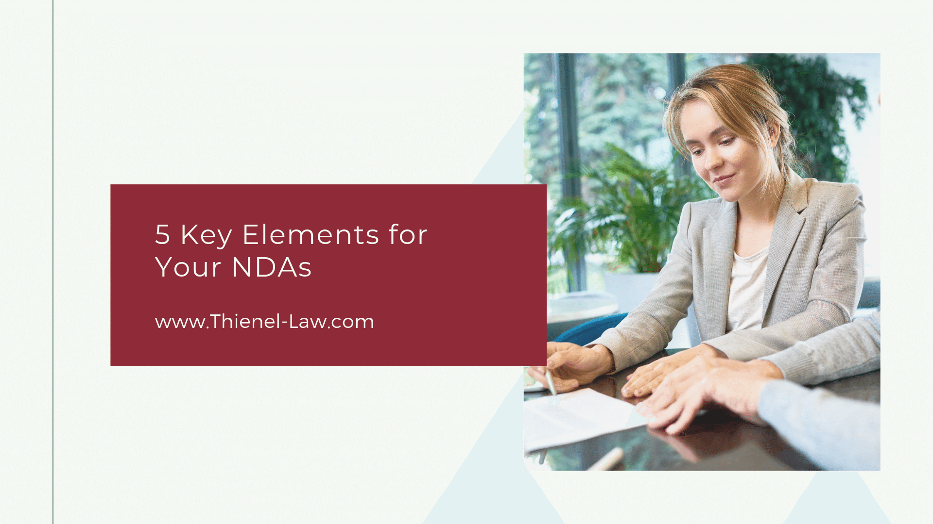5 Key Elements for Your NDAs