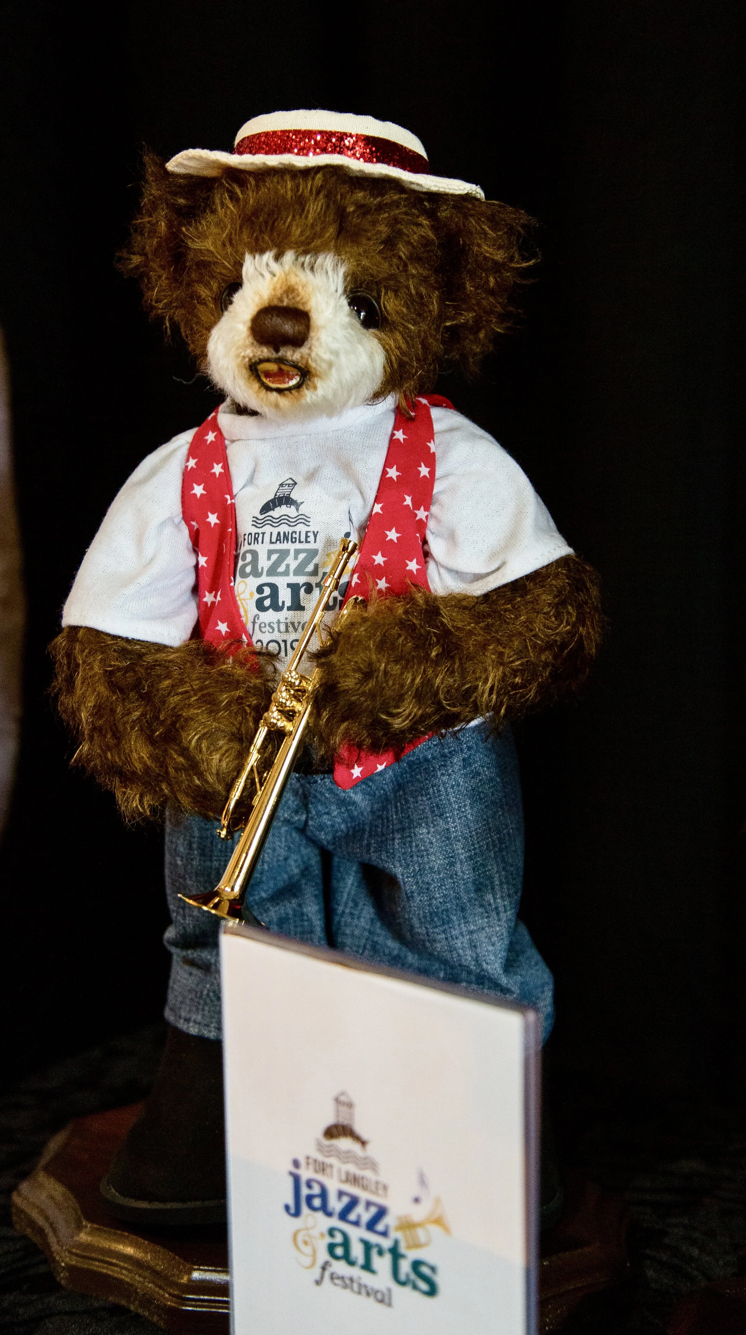 The 2019 Fort Langley Jazz & Arts Festival Commemorative Jazz Bear