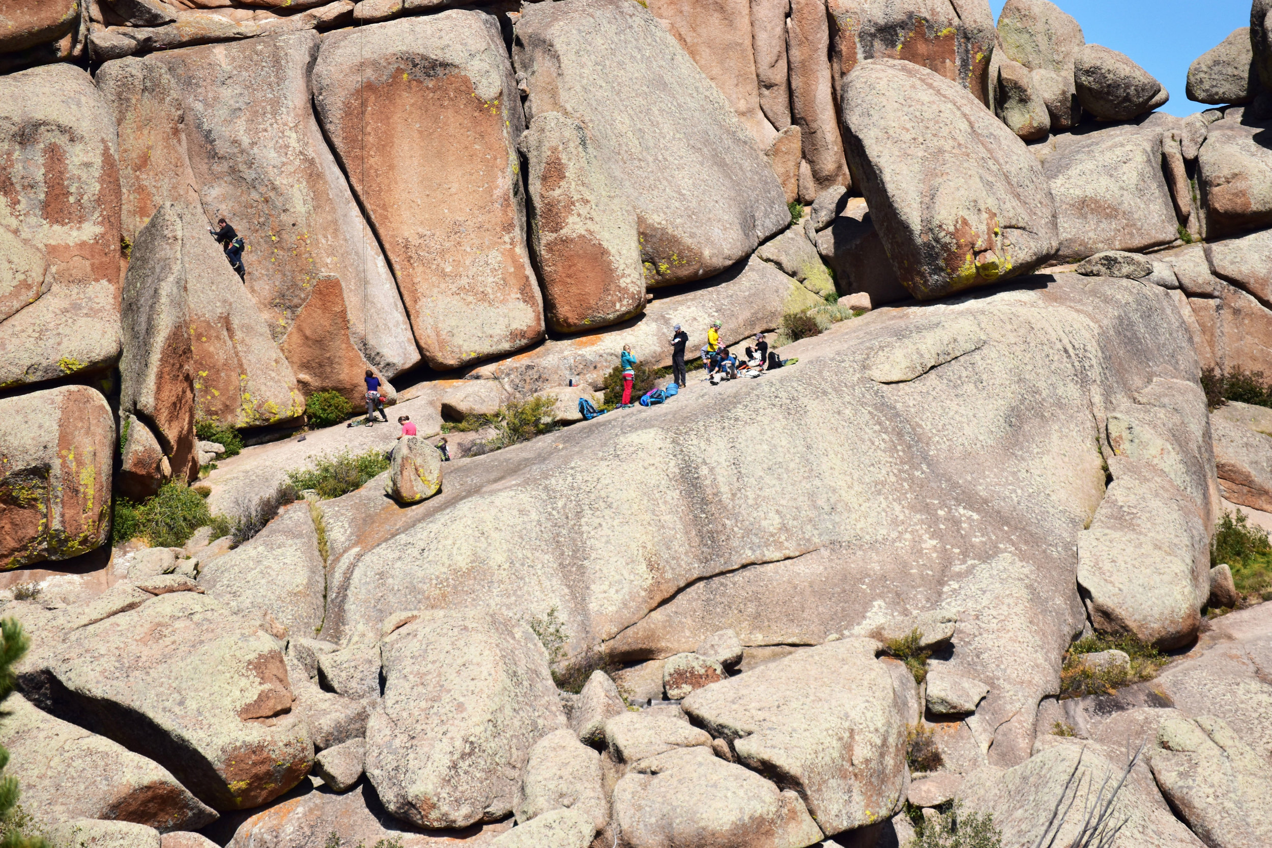 Vedauwoo is known for the challenging rocks - a climbers dream!