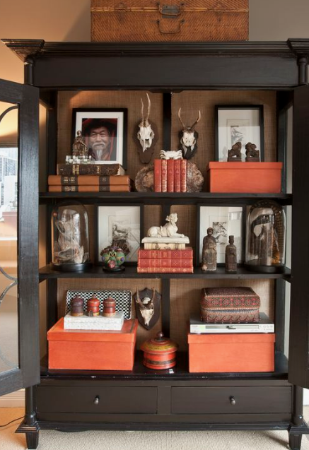 Curated cabinets…