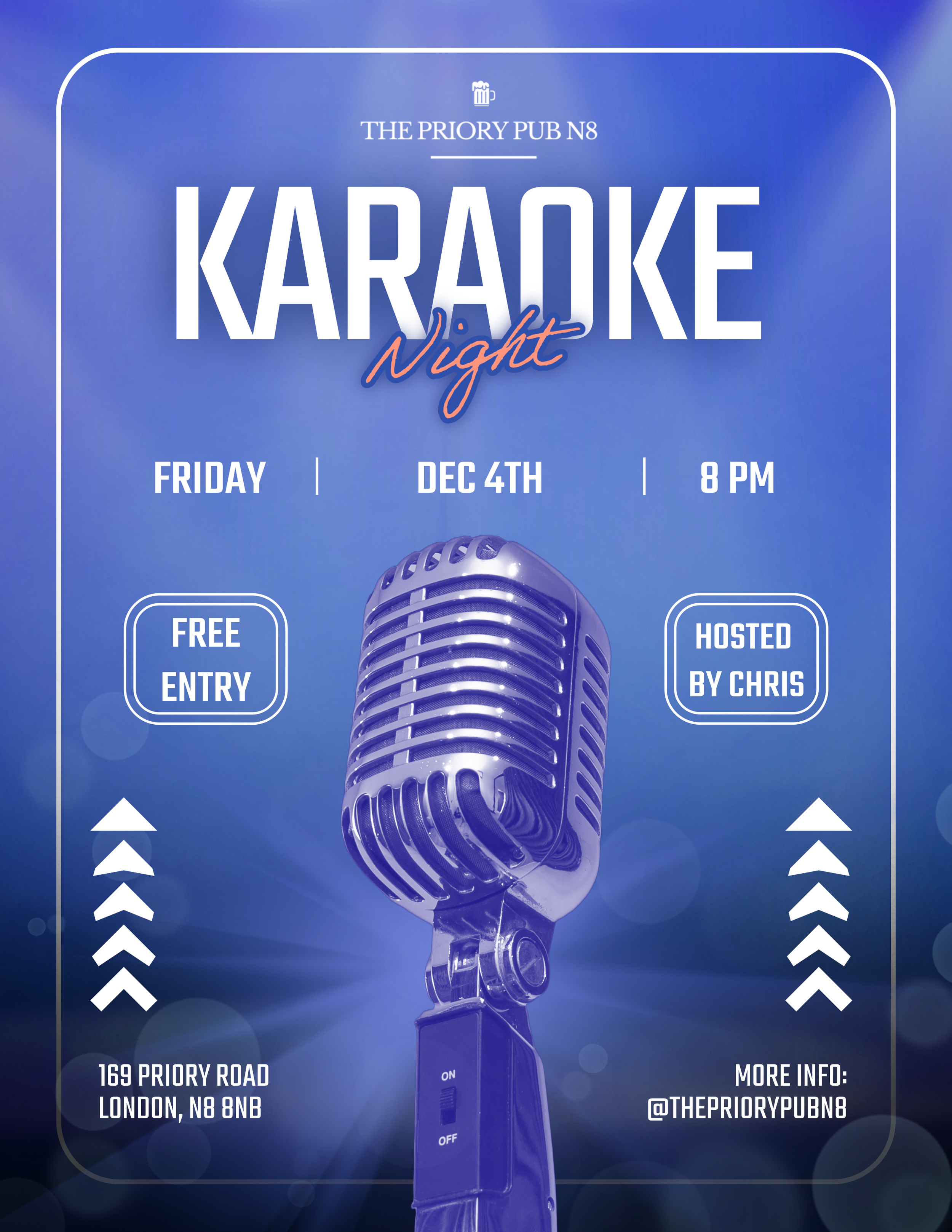 KARAOKE - HOSTED BY CHRIS