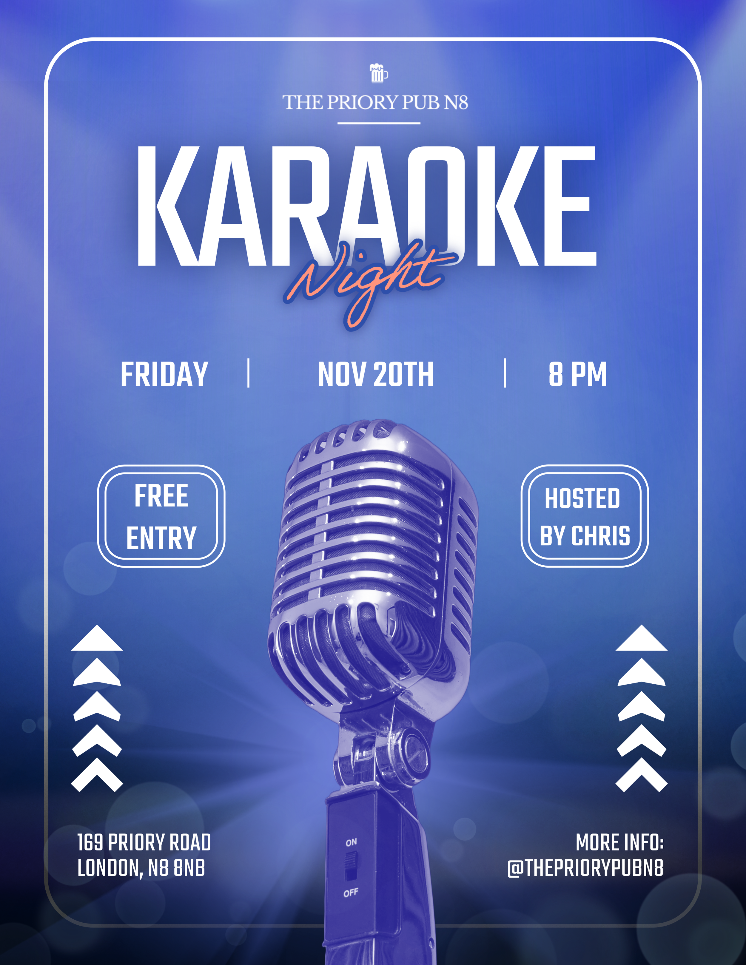 KARAOKE - HOSTED BY CHRIS