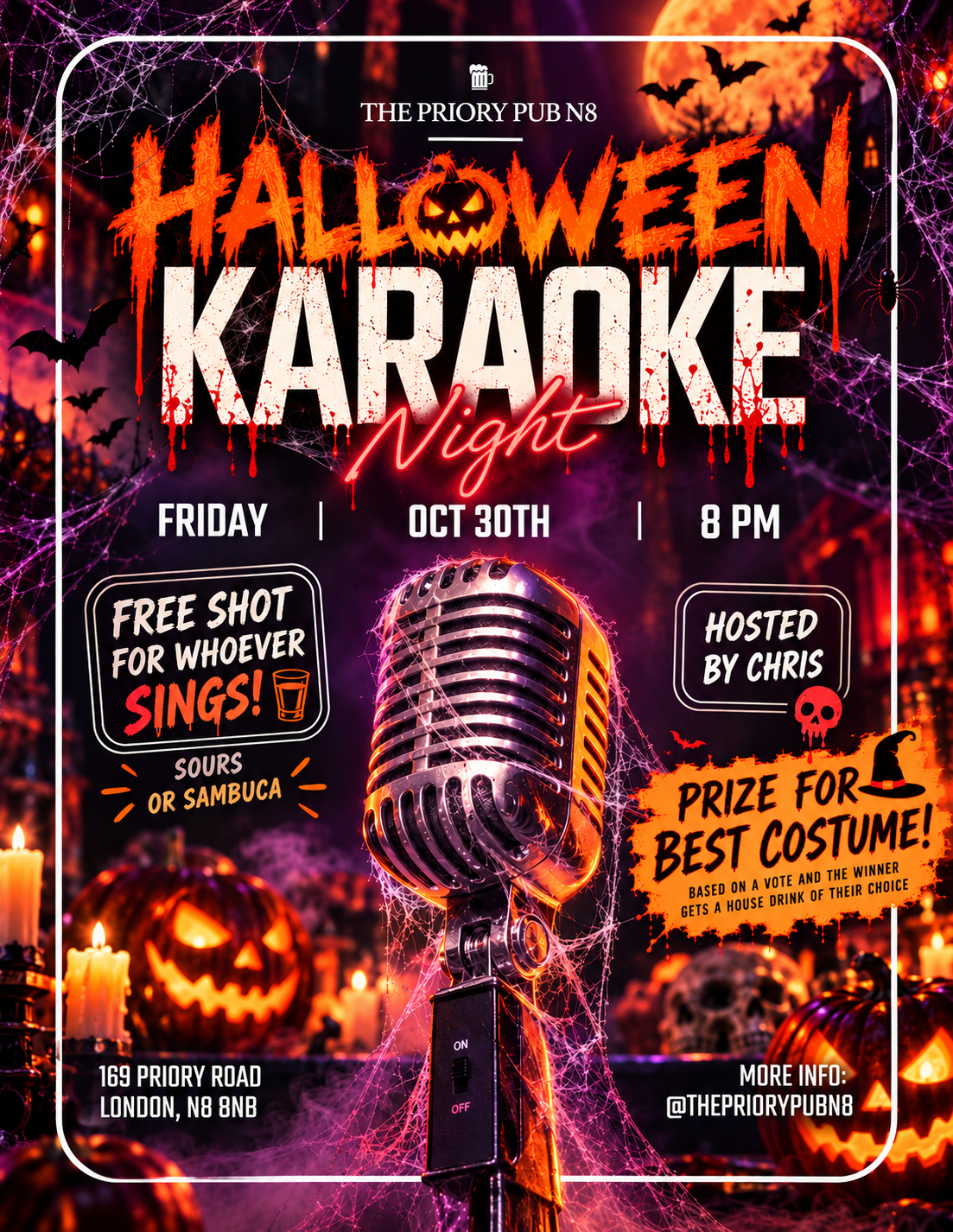 HALLOWEEN KARAOKE SPECIAL - HOSTED BY CHRIS
