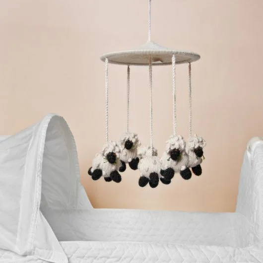 sheep baby mobile