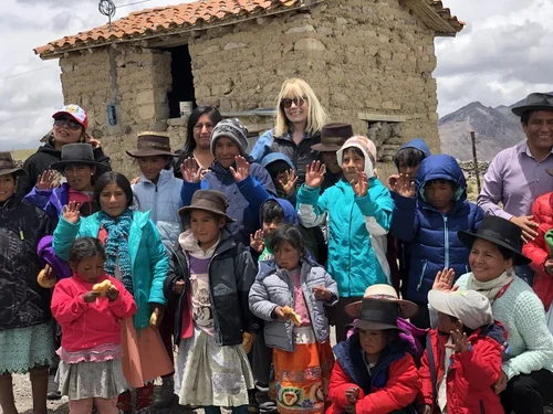 Child at Occollo school