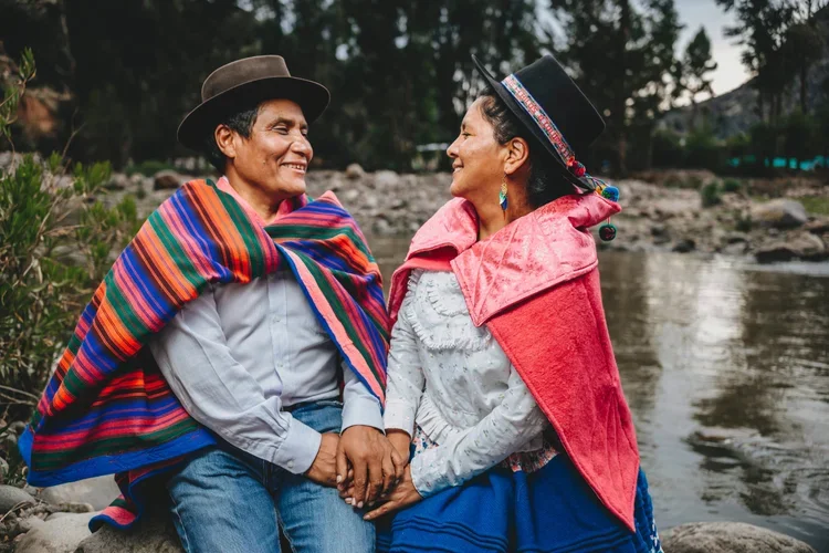 Meche Yauri and Faustino Flores