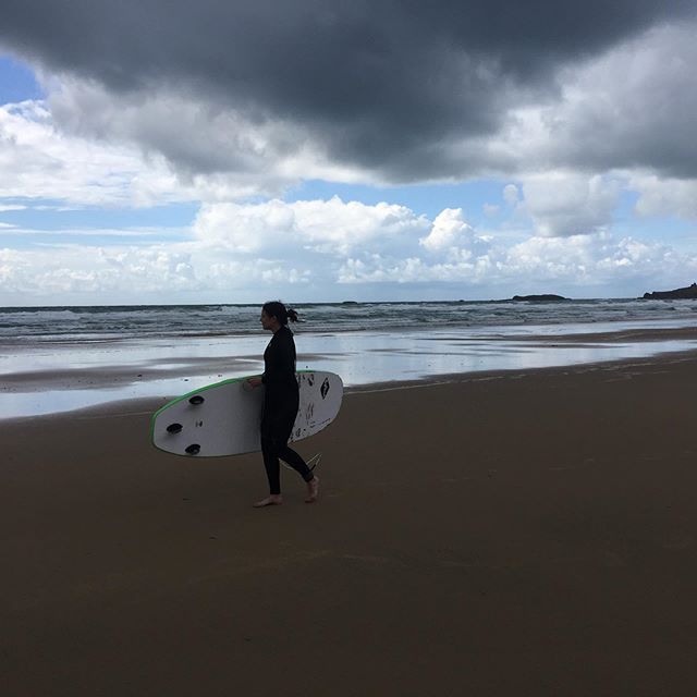 Stormy weather 🌊🏄🏾&zwj;♀️