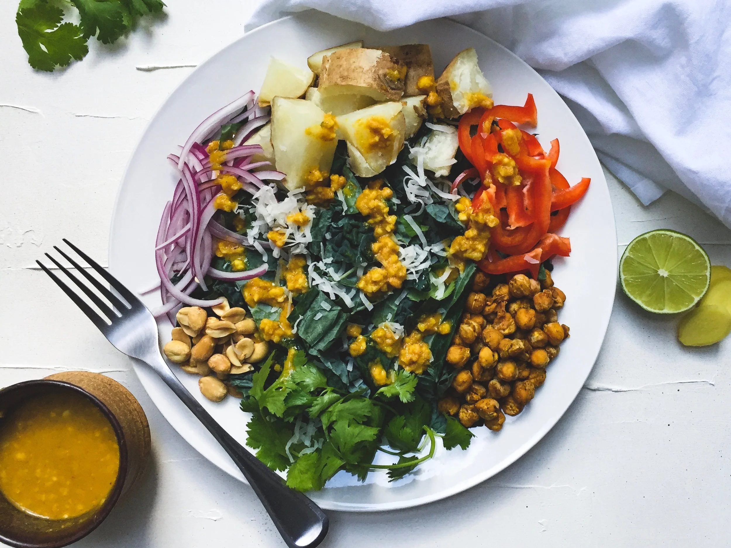 Anti-Inflammatory Curry Salad
