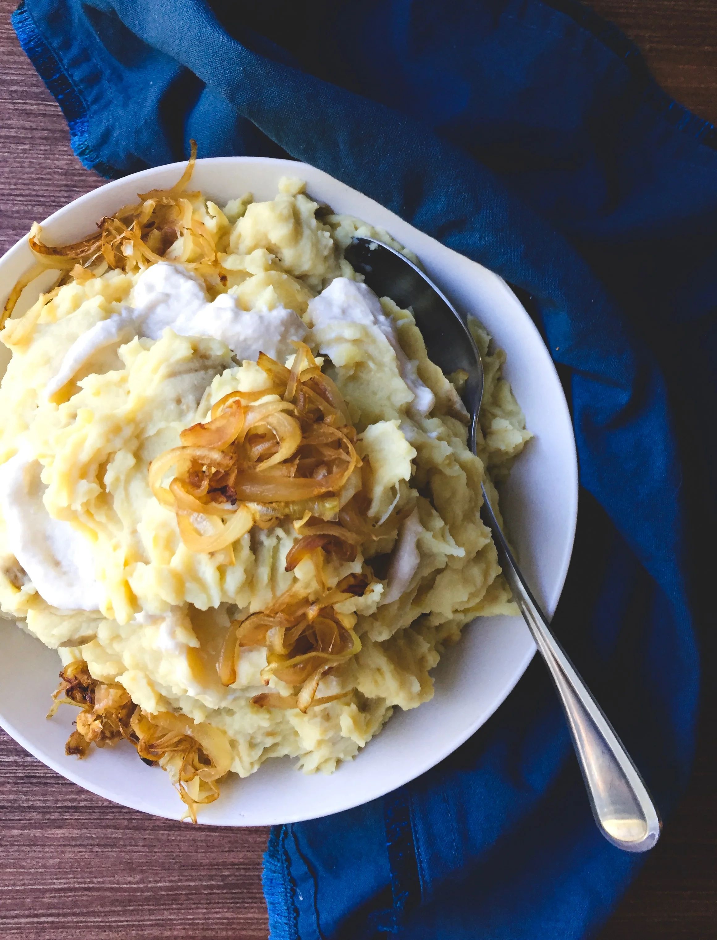 Sour Cream and Onion Mashed Potatoes