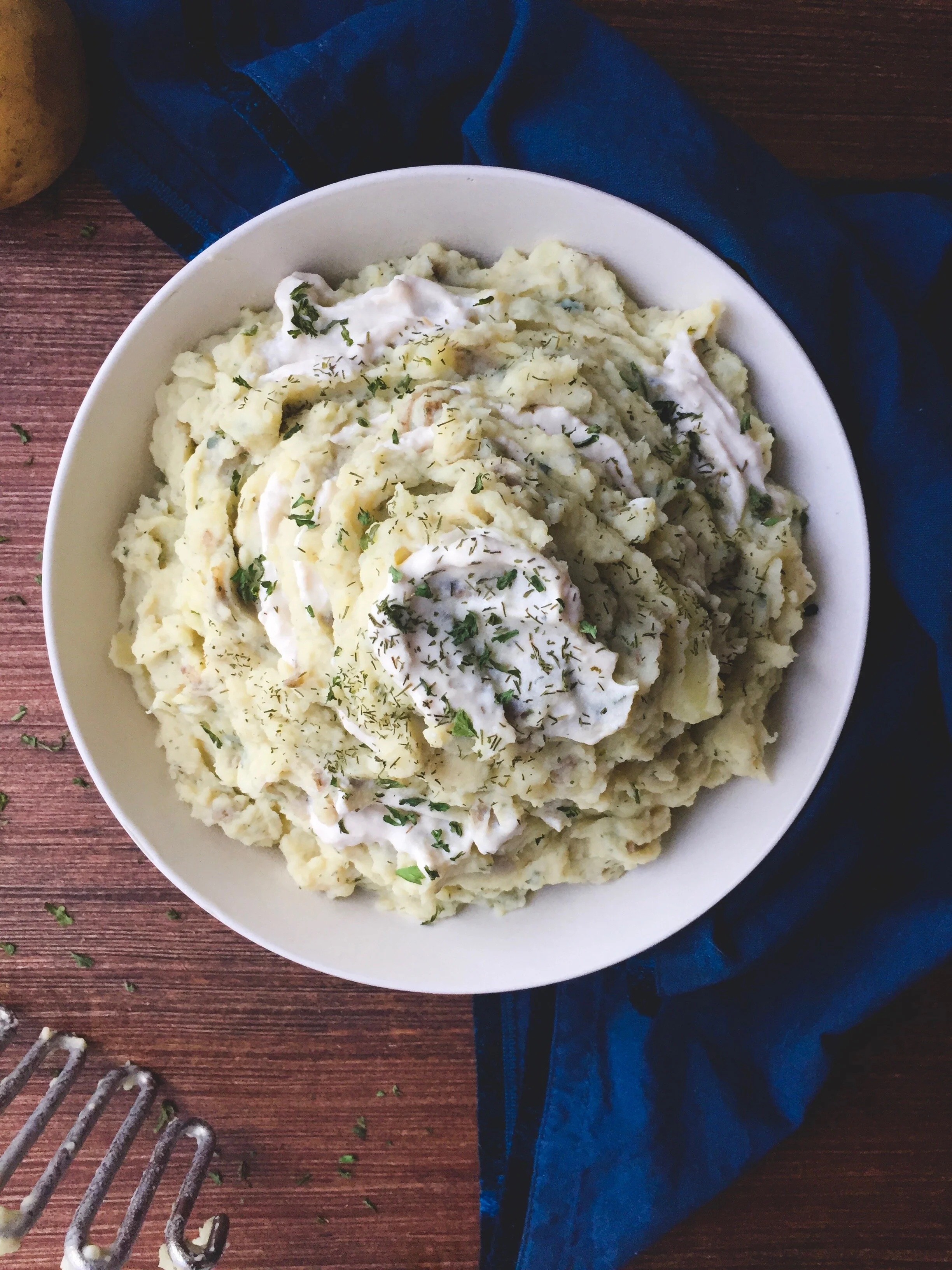 Easy Ranch Mashed Potatoes