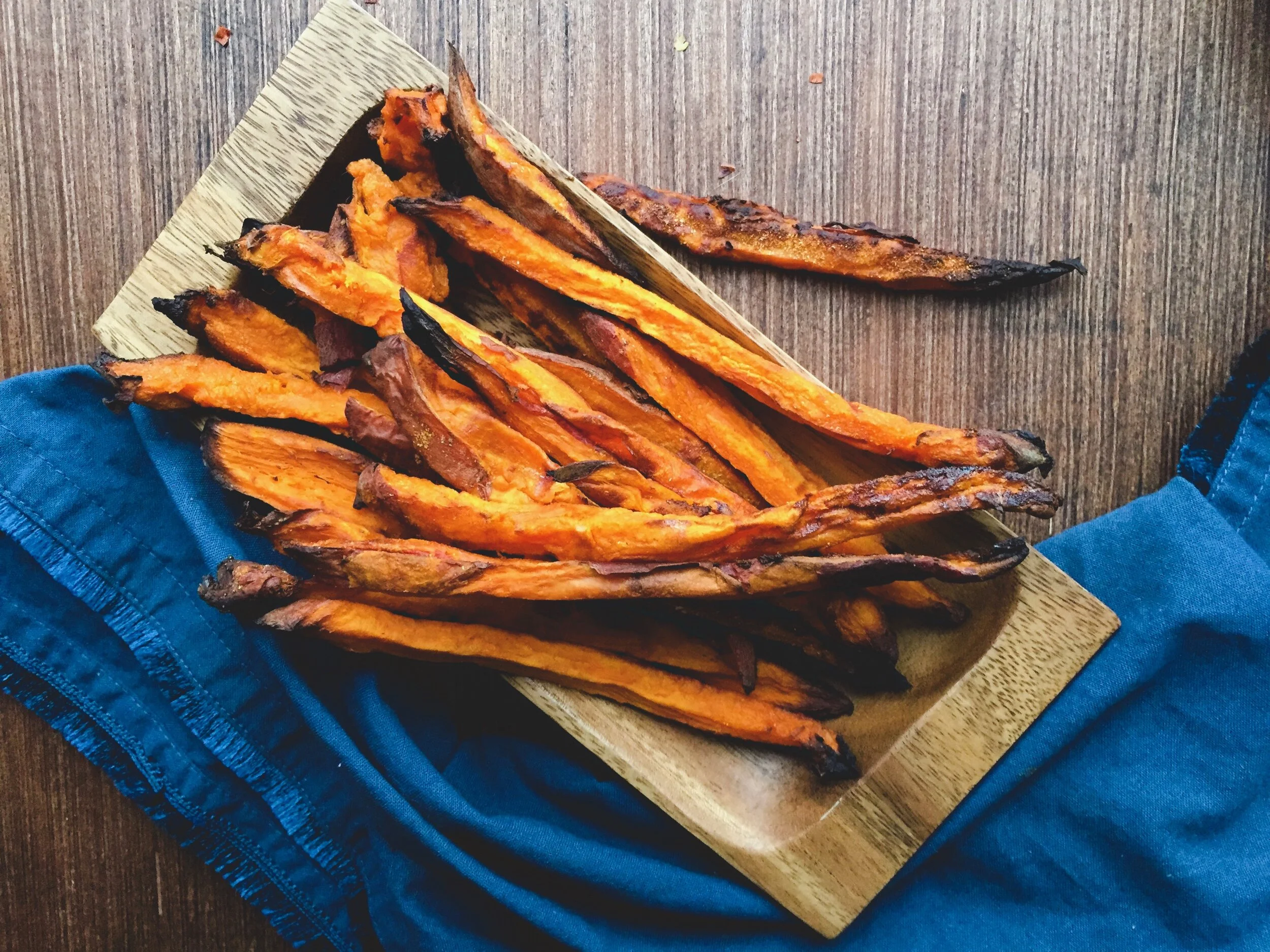 Crispy Oil-Free Sweet Potato Fries
