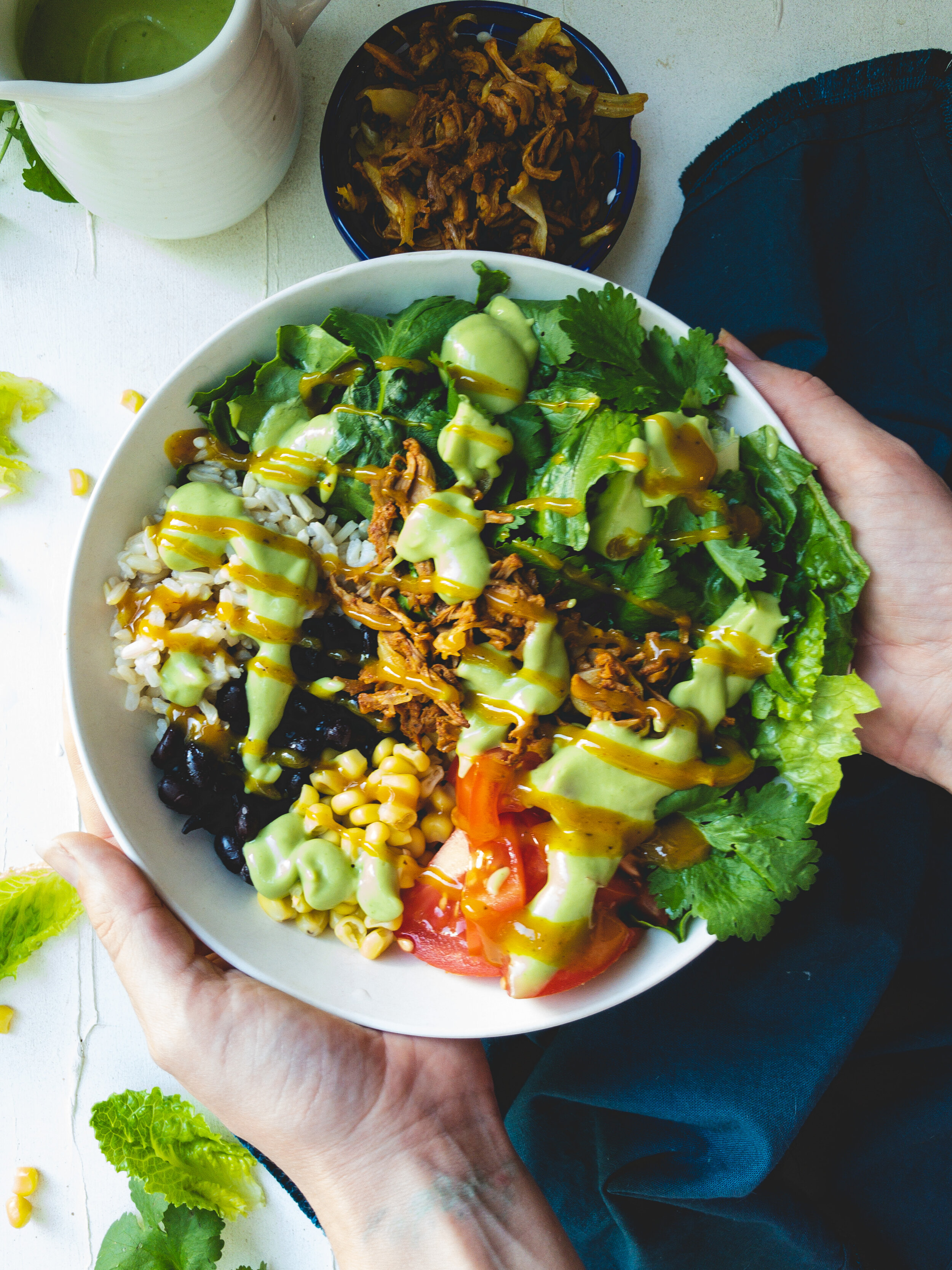 BBQ Jackfruit Burrito Bowl