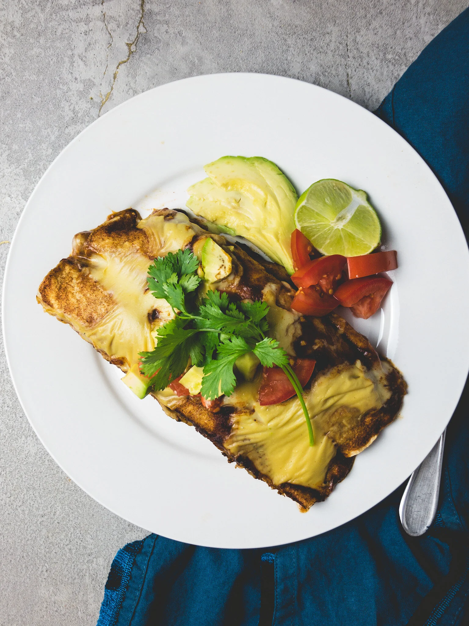 plant-based enchiladas mexican