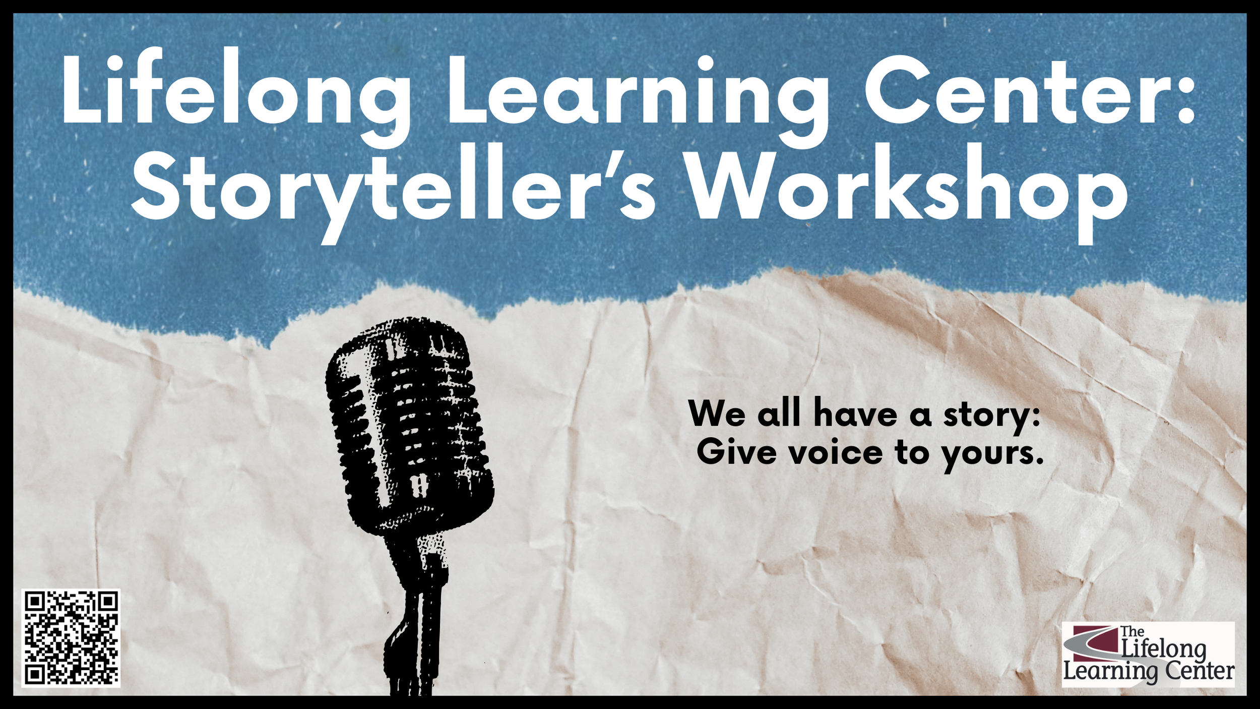 Lifelong Learning Center: Storyteller's Workshop