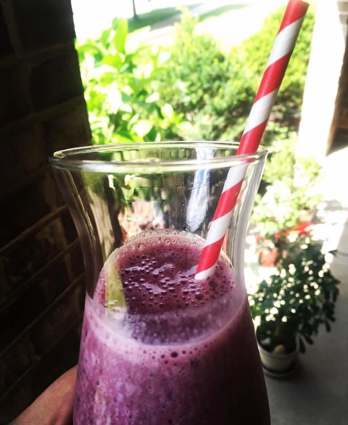 Blueberry, banana smoothie