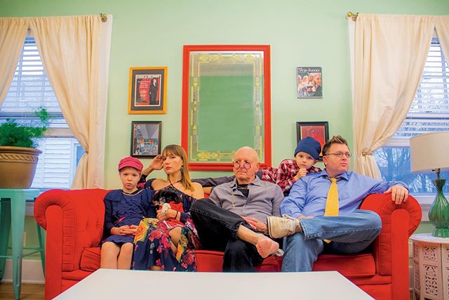 The Family Z. sits and contemplates life. From my degree project
