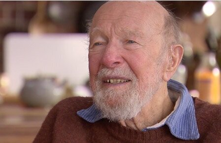  Folksinger Pete Seeger at his home in Beacon, NY   (February 2013) Credit: Polly Wells 