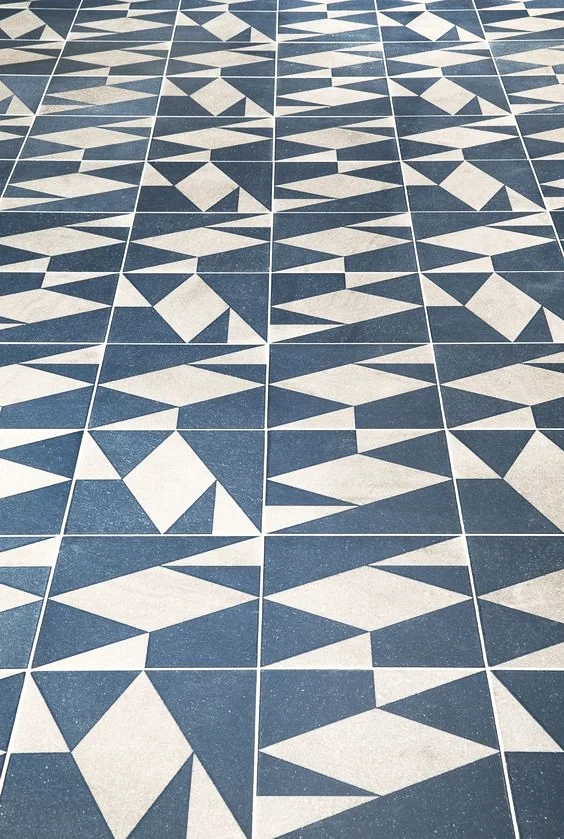 Artistic, Patterned Tile