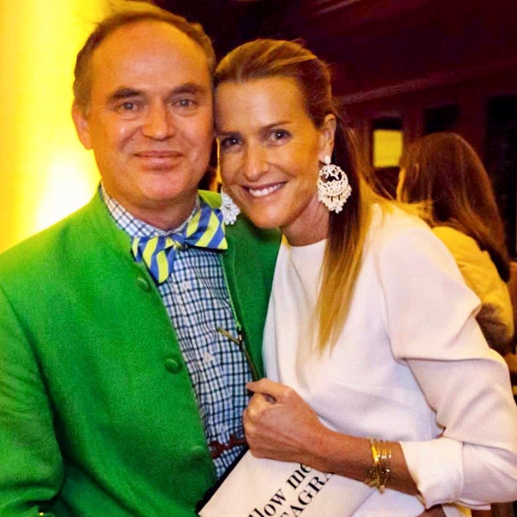 India Hicks and Christopher Mason