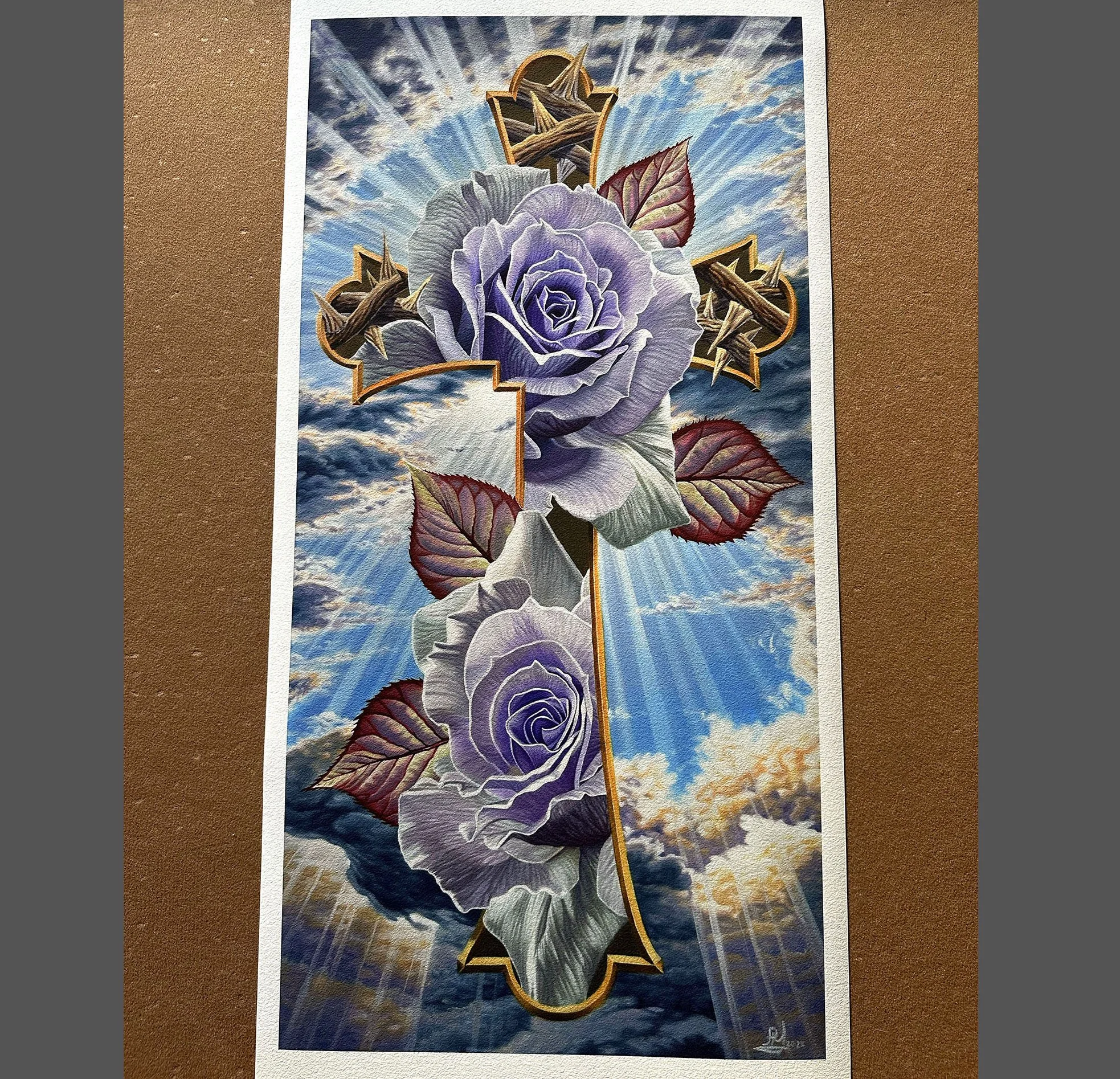 Salvation print 15x30 inches on textured fine art paper 310 gsm