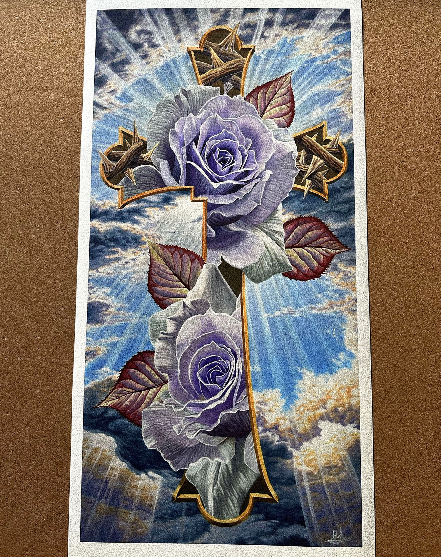 Salvation print 15x30 inches on textured fine art paper 310 gsm