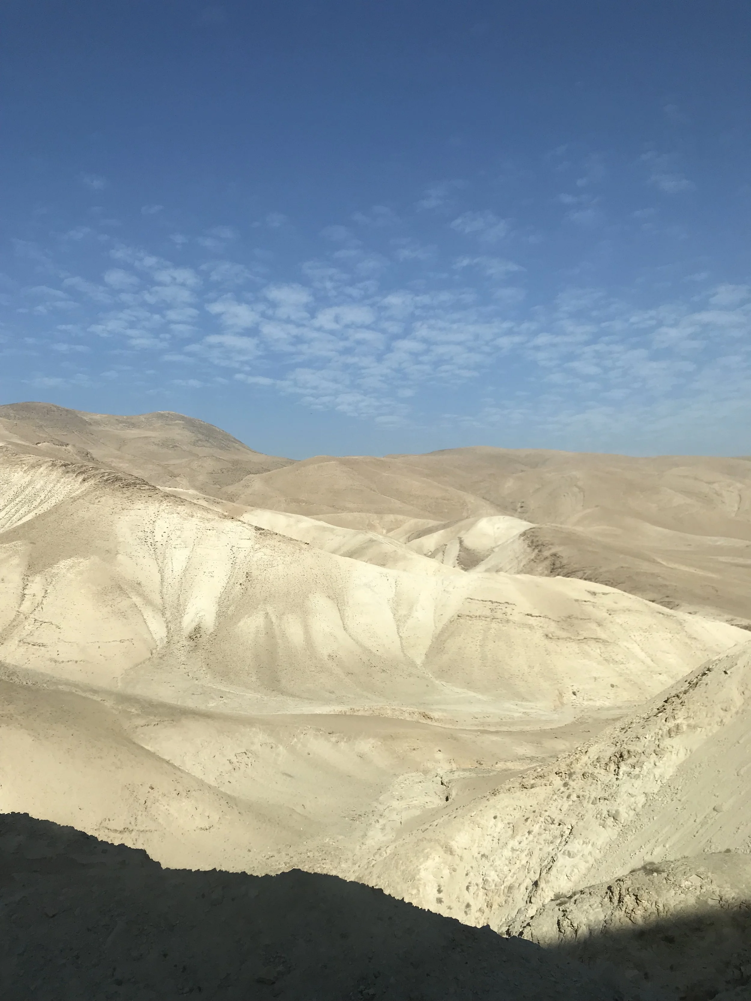 Jordanian dessert scenery from our bus ride through the dessert highway.