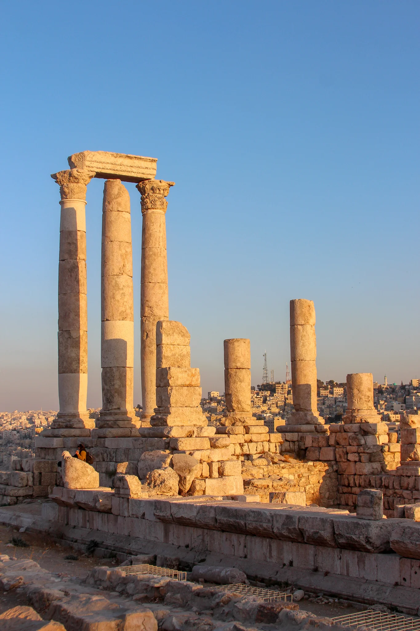 Ruins in pristine conditions.