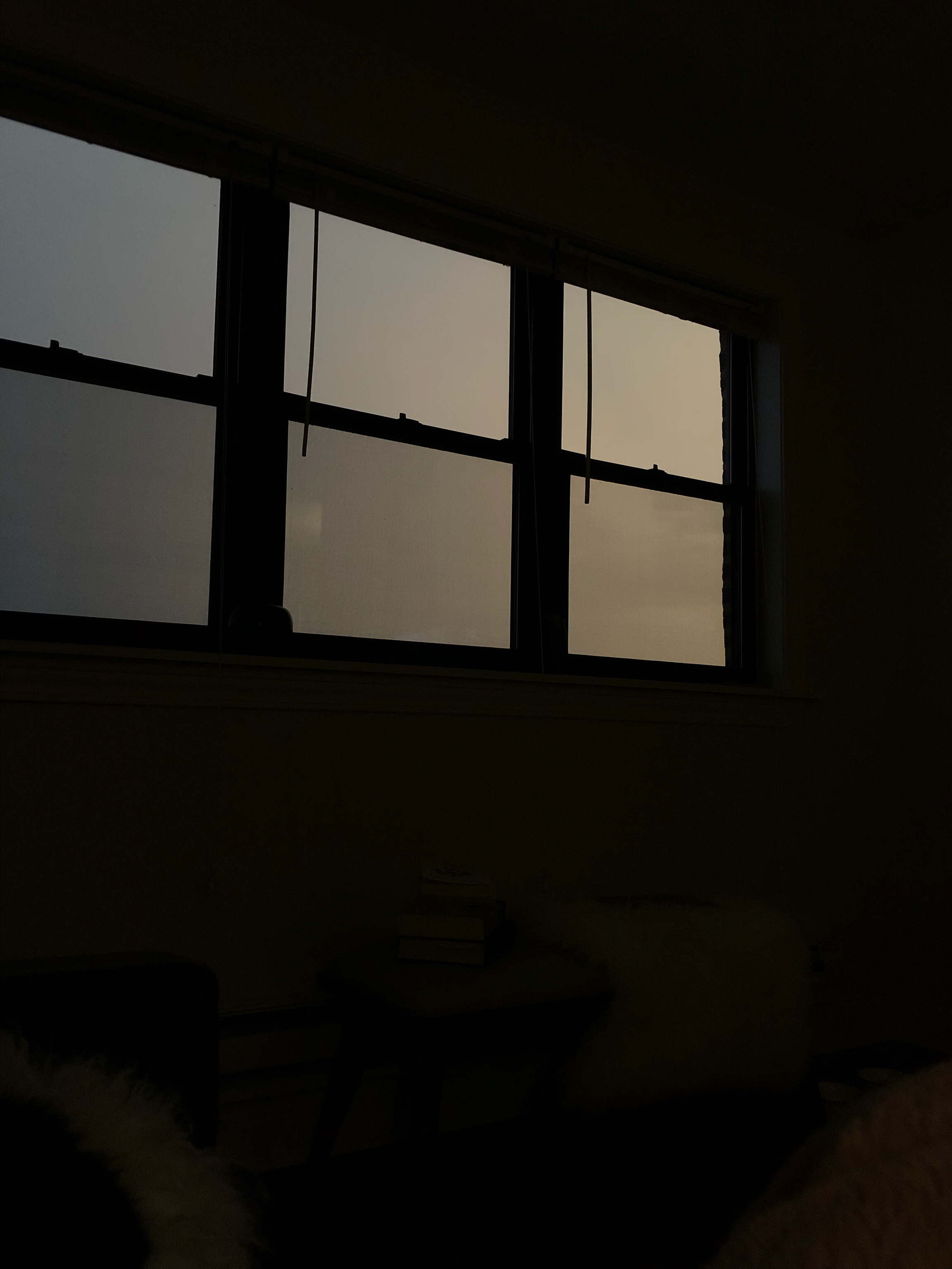 Watching a storm pass by