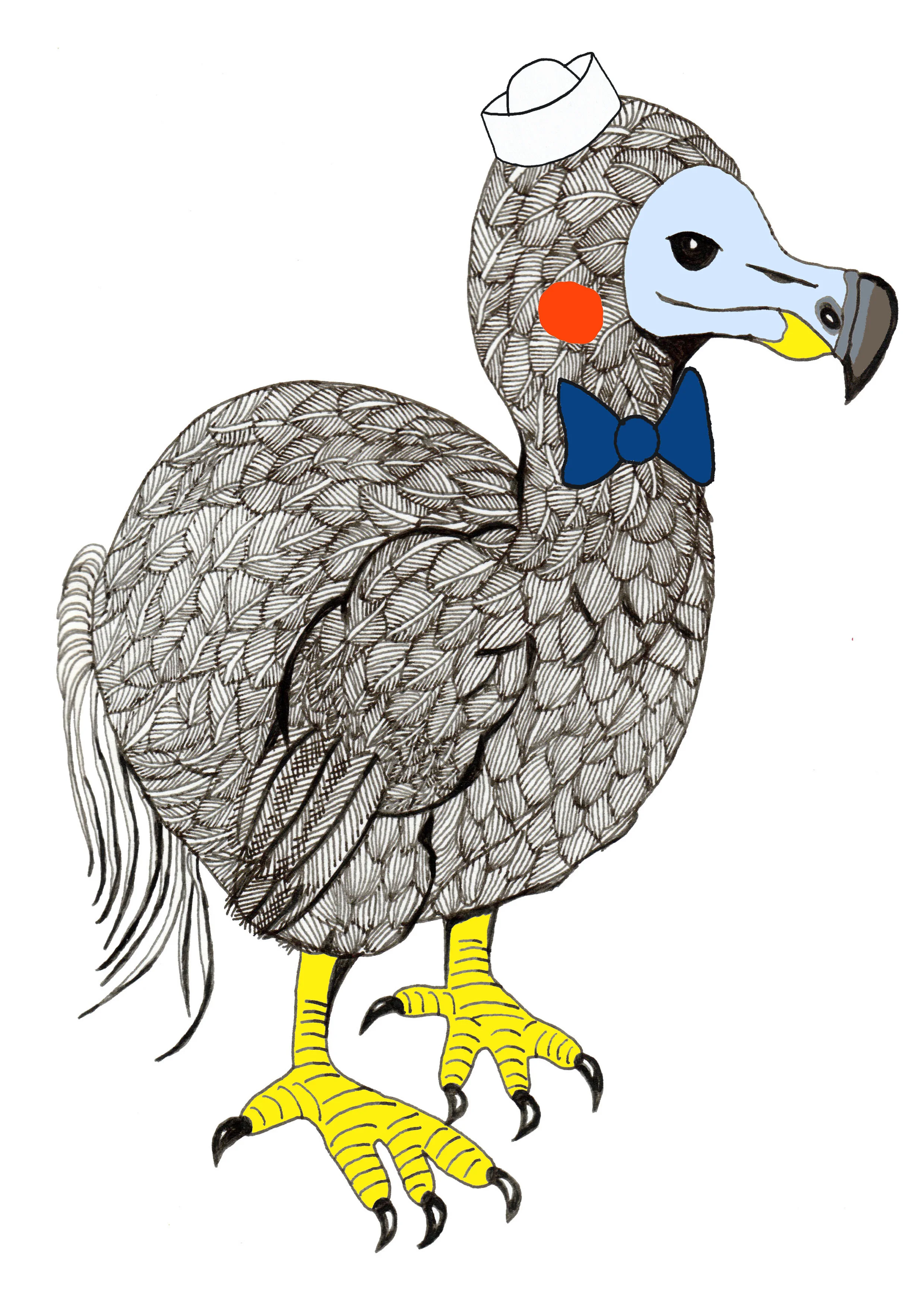 'Nautical Dodo' Inspired from Lewis Carroll's "Alice's Adventures in Wonderland"