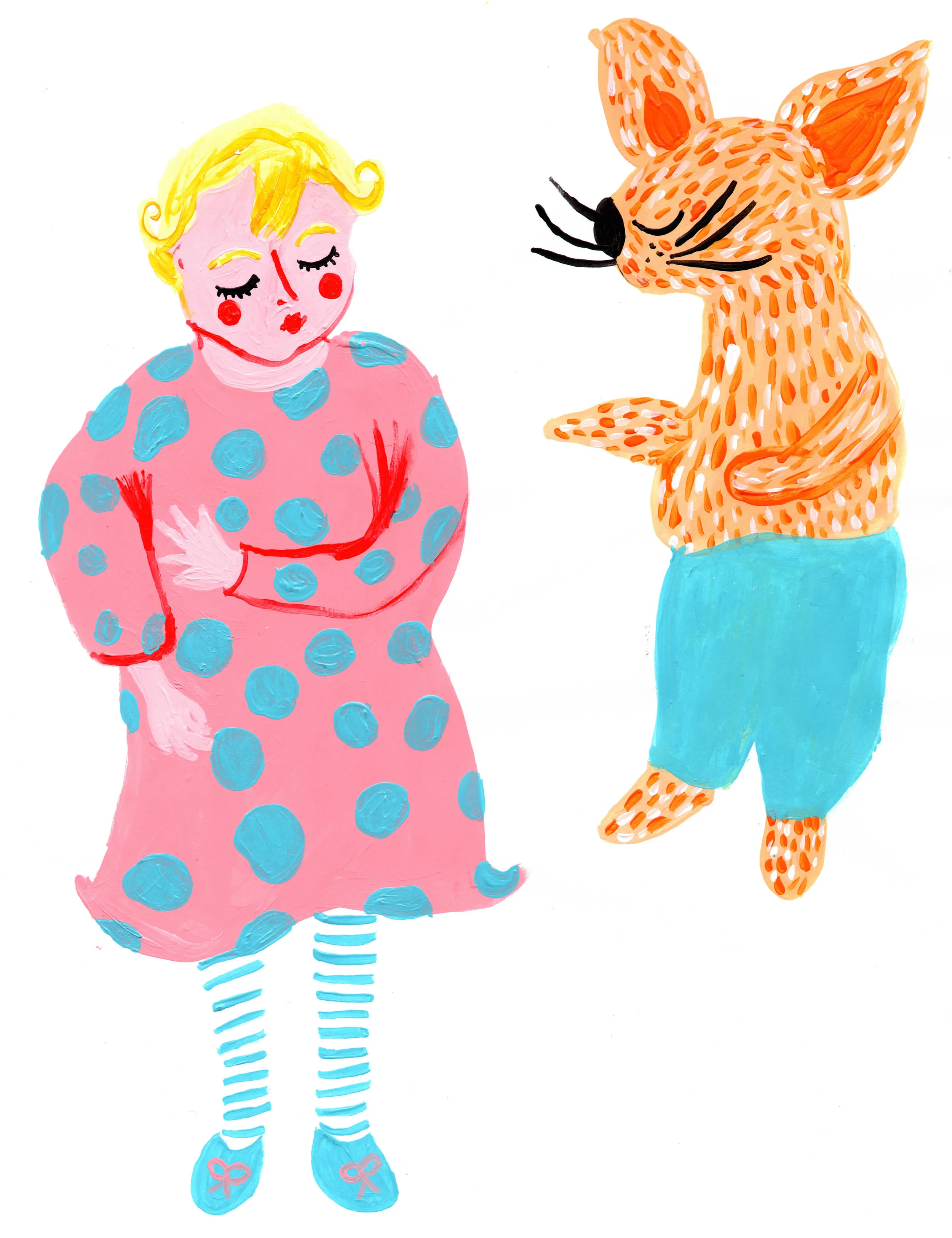 Character development for my "Book of Anthologies", visually communicating nostalgia and comfort through depictions of childhood and transitional objects