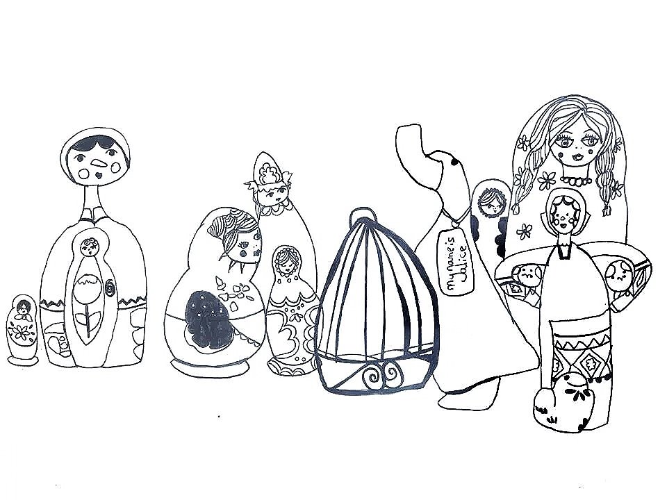 Observational, line drawing
