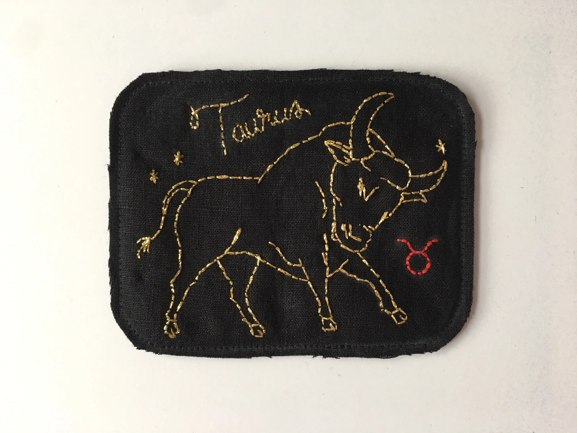 Taurus Embroidery Patch