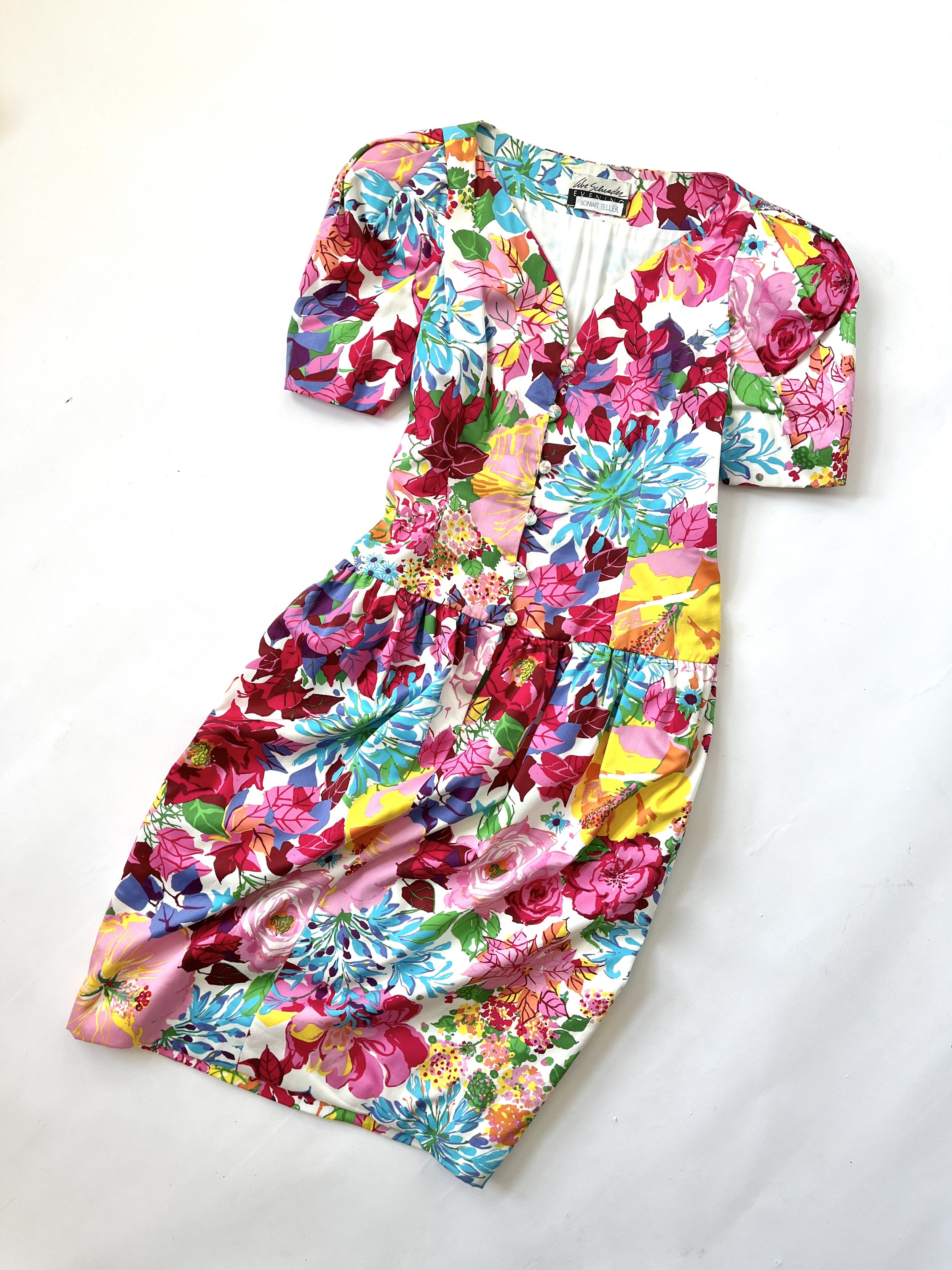 vintage Abe Schrader Evening Dress for Bonwit Teller