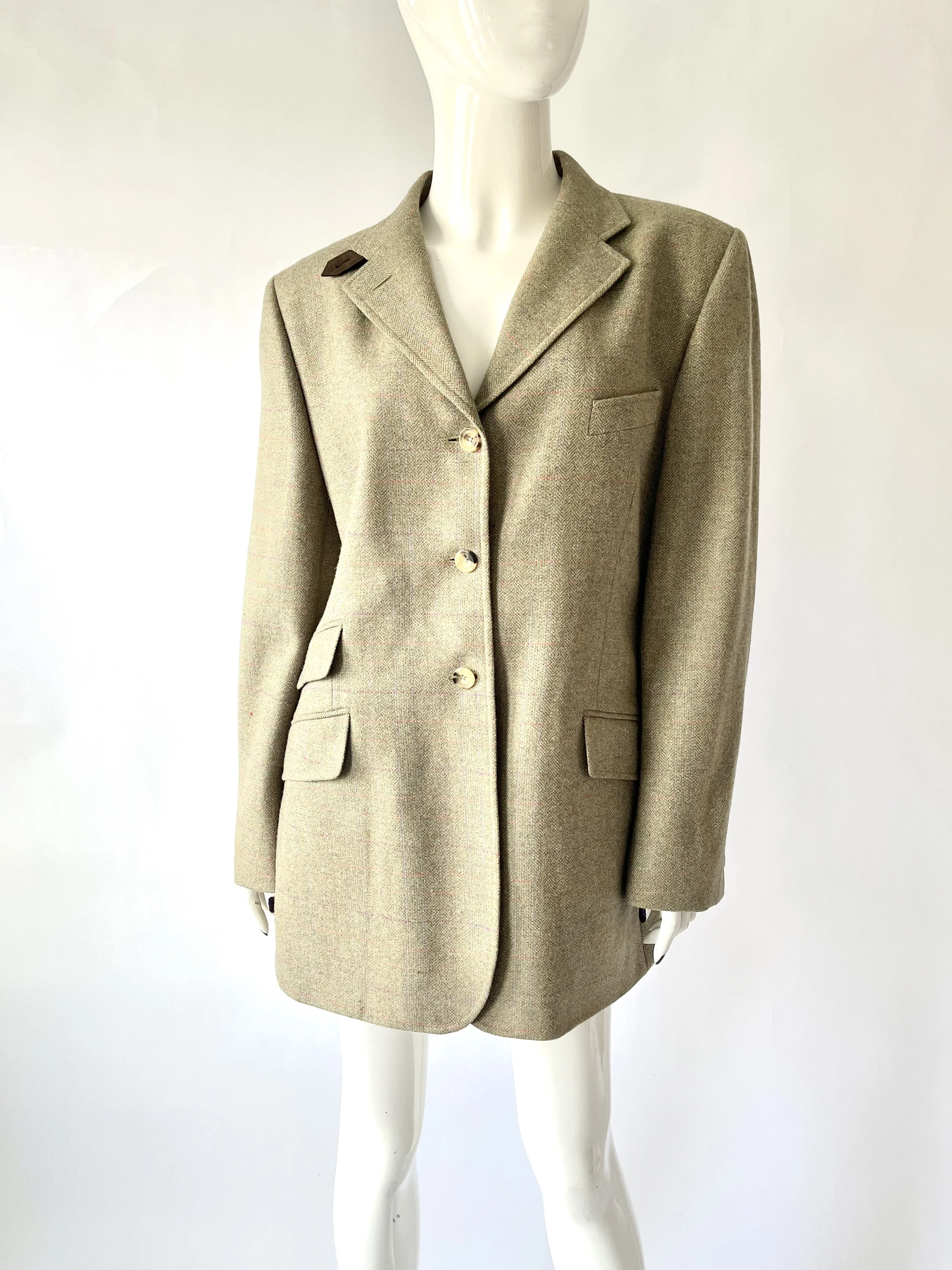 Vintage Horse Country Riding Jacket Wool