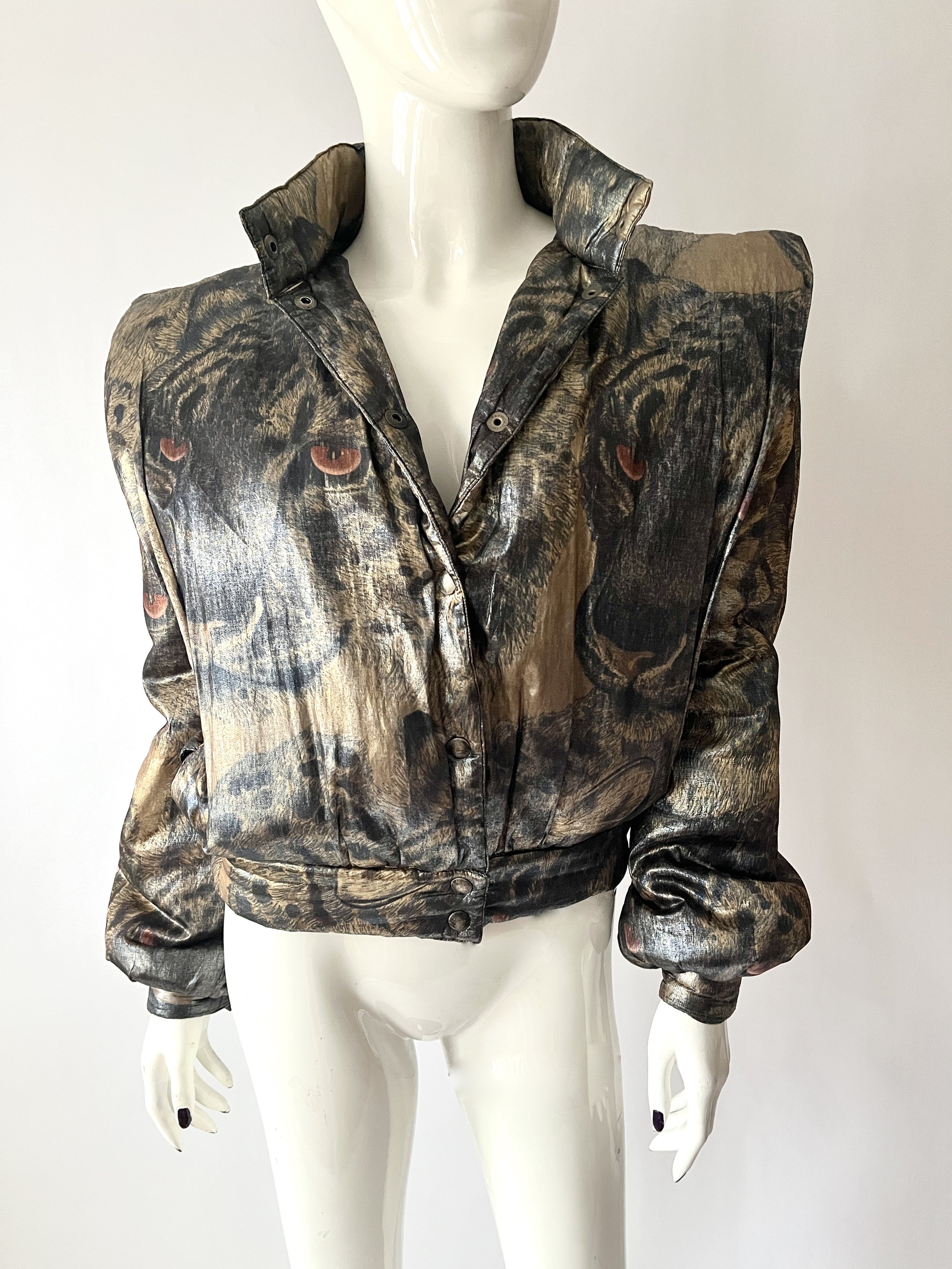 1980s Jean-Claude De Luca Metallic Jacket