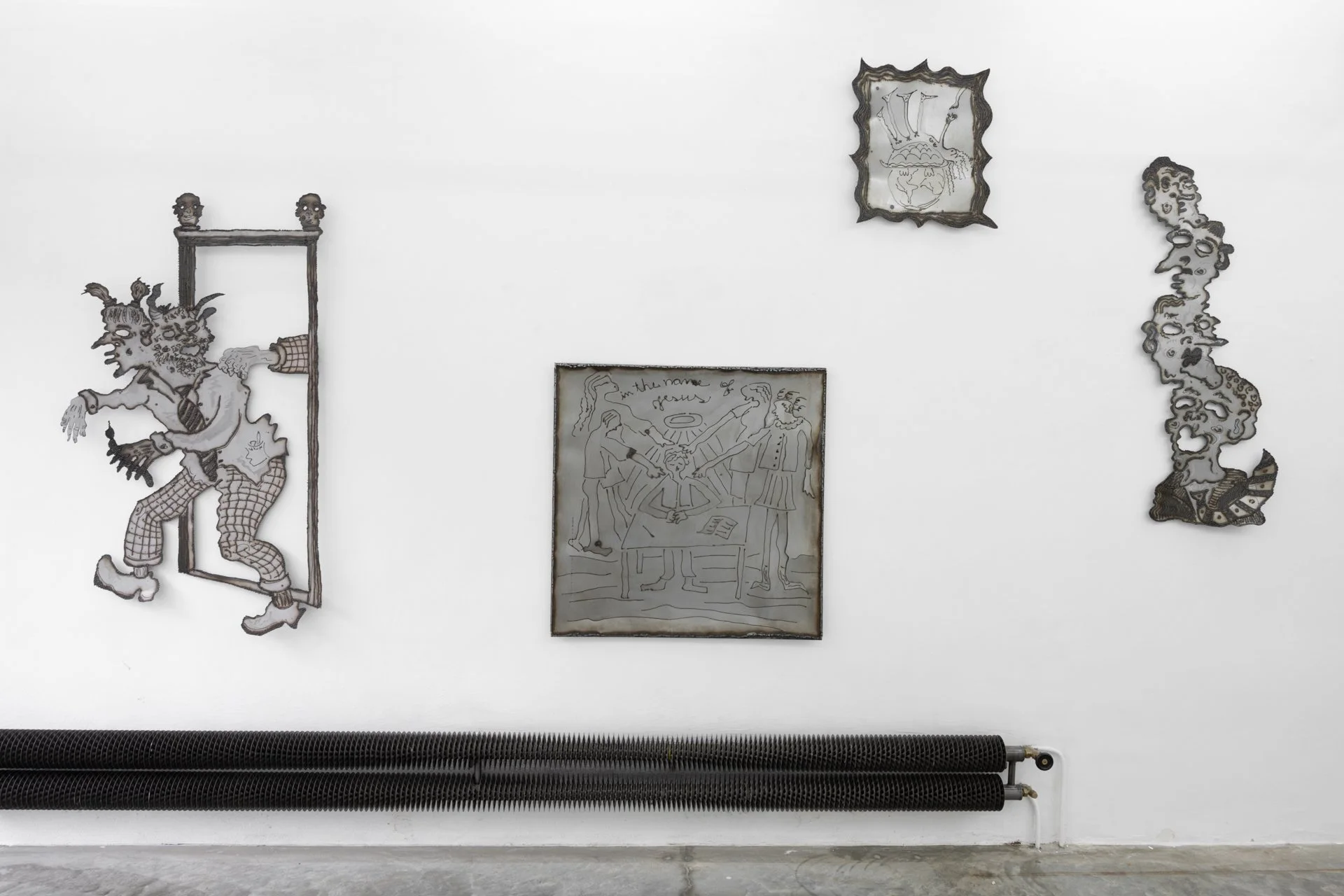  Exhibition view of Siamese Others, 2026, duo show by Elen Braga and William Ludwig Lutgens. 