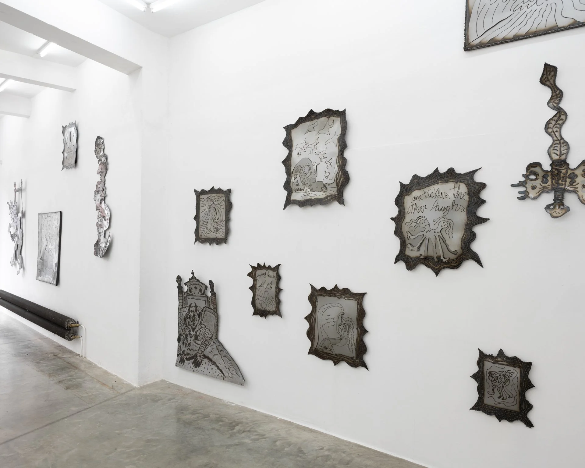  Exhibition view of Siamese Others, 2026, duo show by Elen Braga and William Ludwig Lutgens. 
