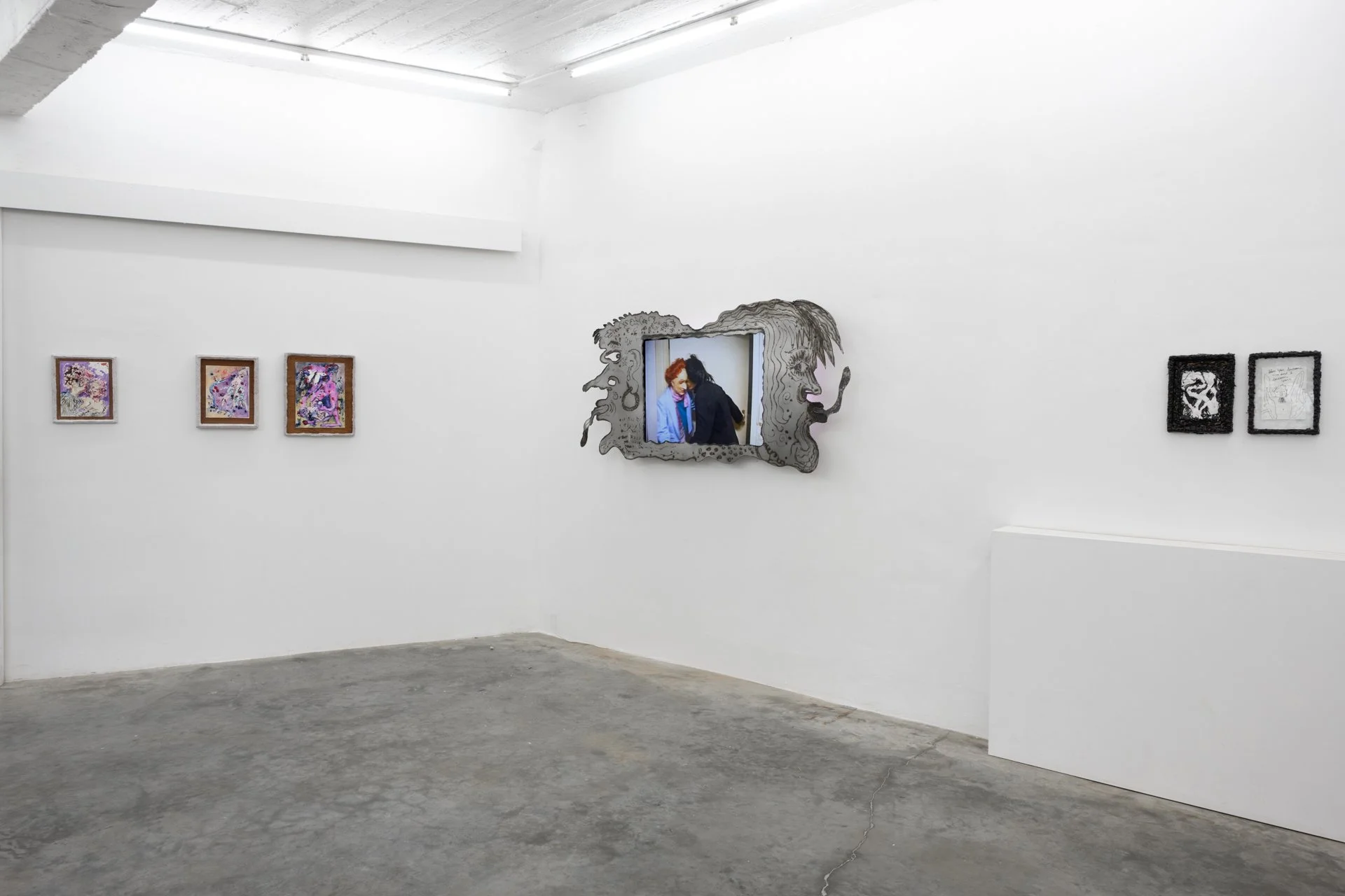  Exhibition view of Siamese Others, 2026, duo show by Elen Braga and William Ludwig Lutgens. 