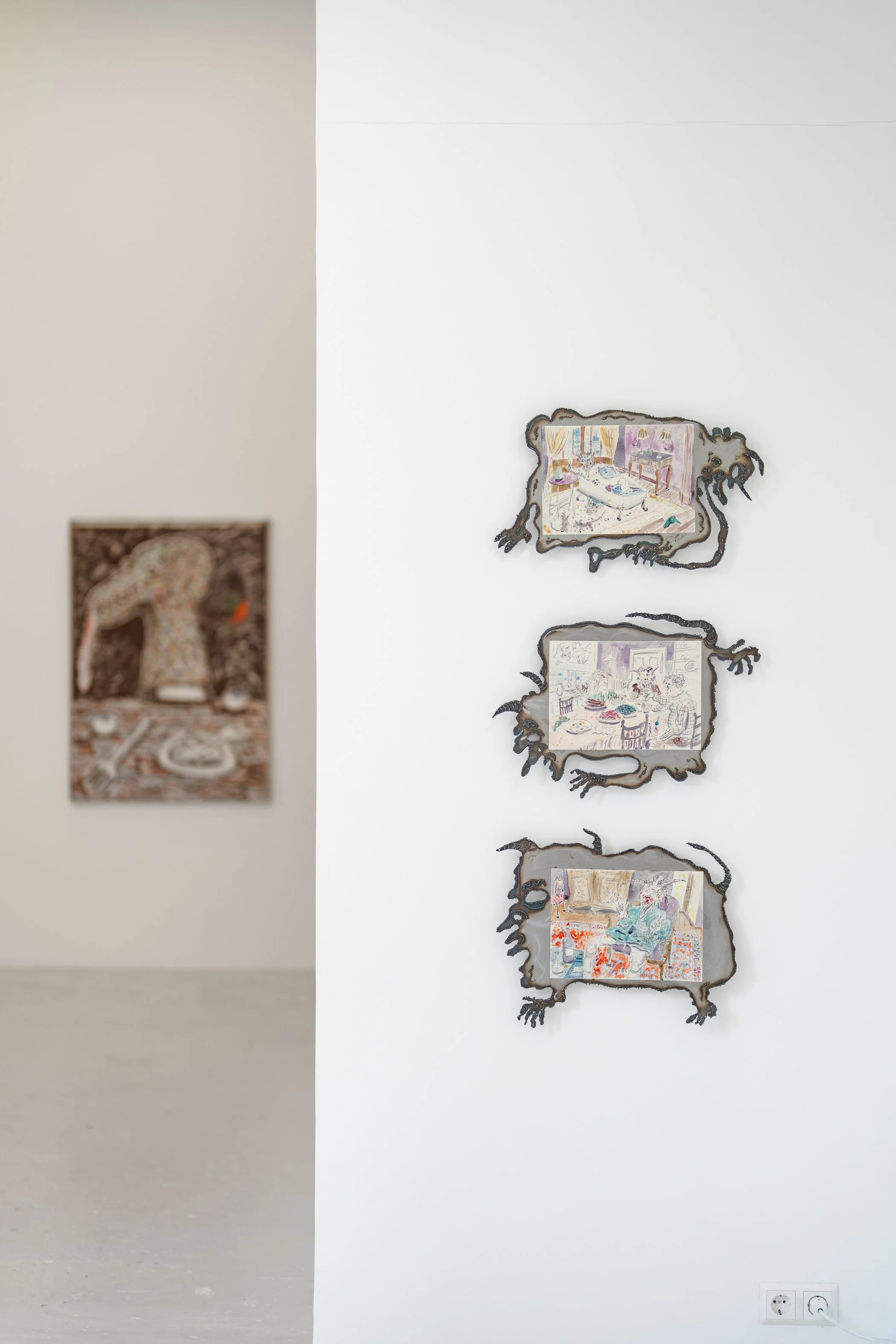  Exhibition view Cascade of Failures, 2026, Fleur&amp;Wouter Gallery, Amsterdam, NL. 