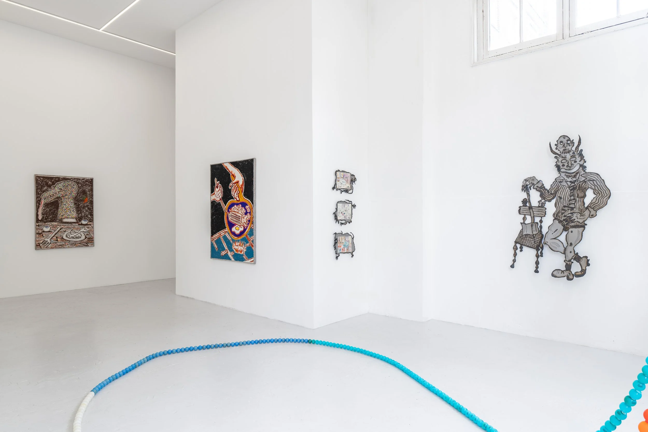  Exhibition view of Cascade of Failures, duo with Alexandra Phillips, Galerie Fleur &amp; Wouter, Amsterdam (NL).  