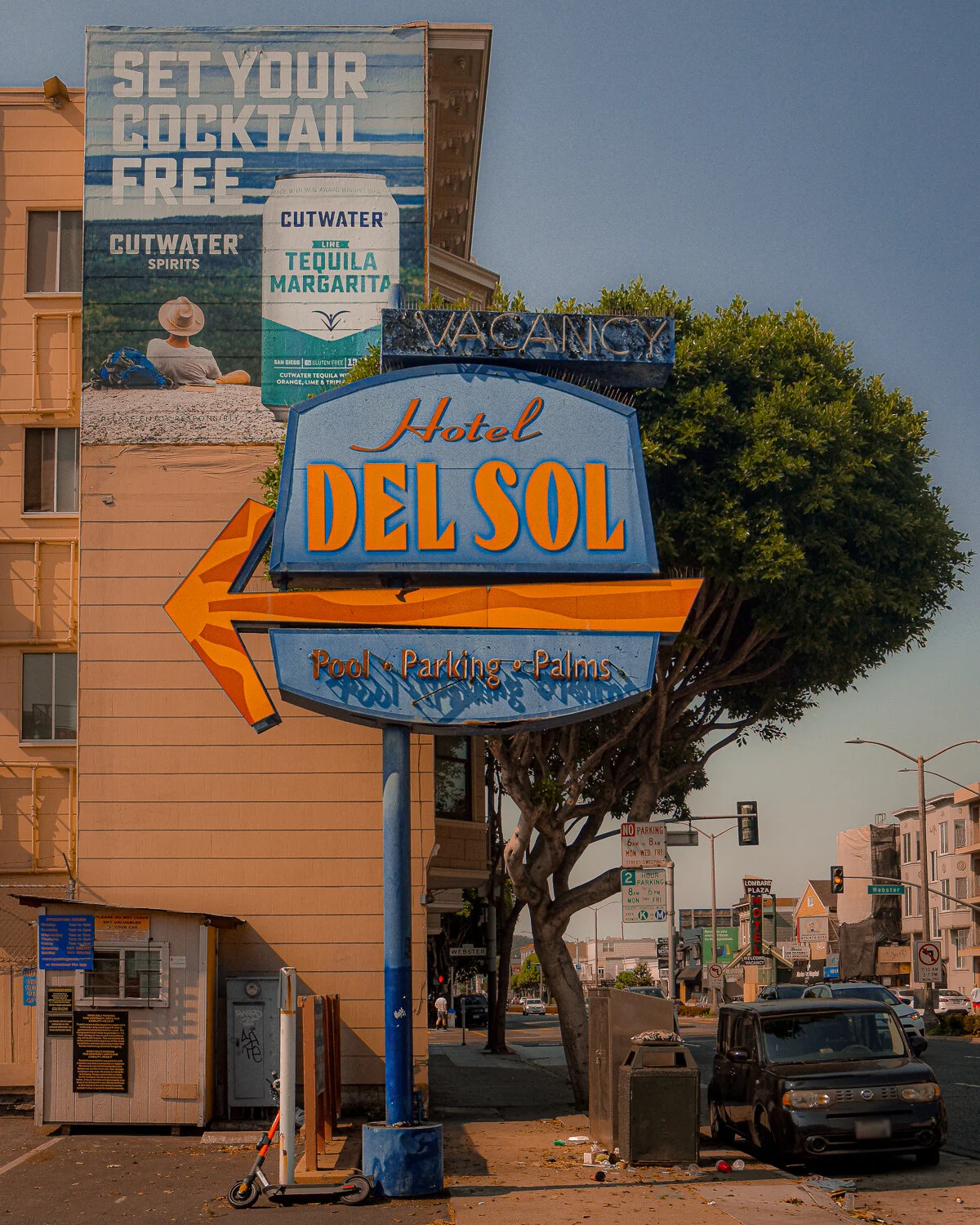 San-Francisco-California-Fine-Art-Photography-Wall-Print-Urban-City-Marina-District-Cow-Hollow-Hotel-Del-Sol-Marketing-Scooter.jpg