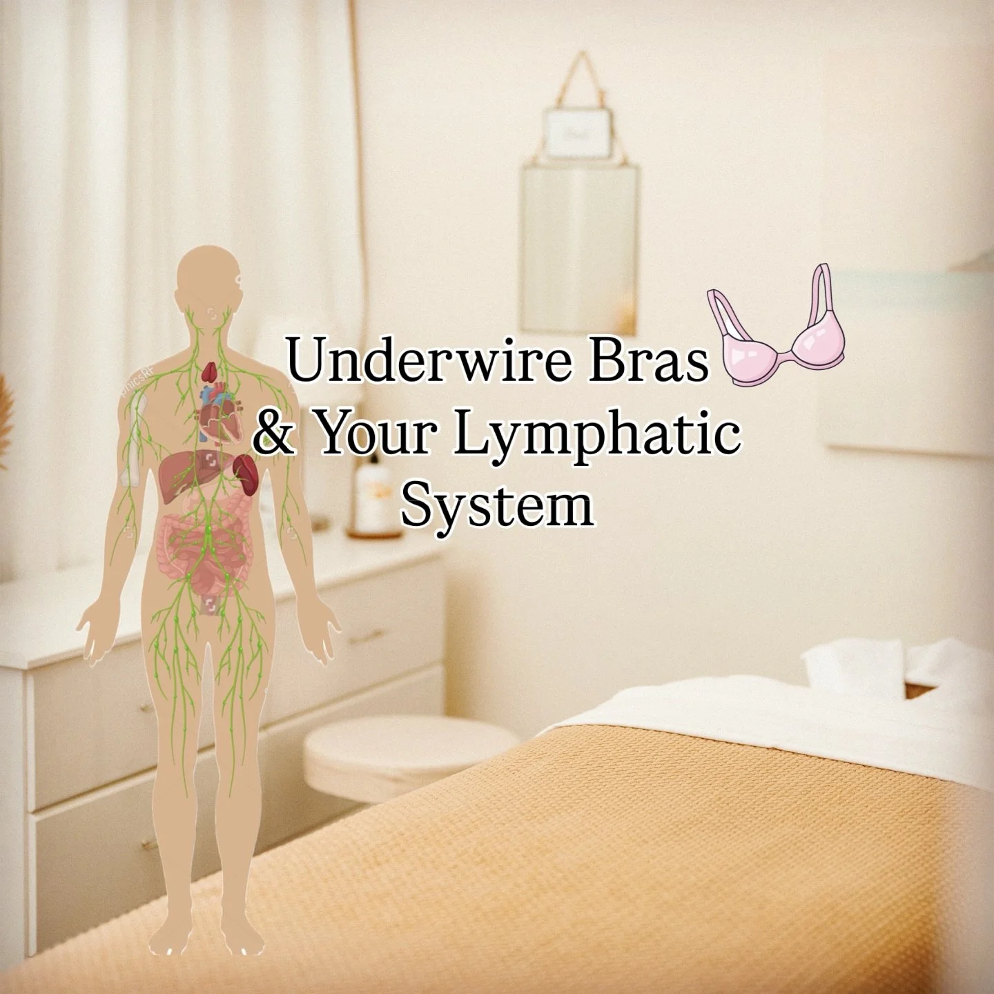 Underwire bras aren&rsquo;t automatically harmful &mdash; but when worn too tight or all day, they can create compression along key lymphatic drainage pathways under the breast.

Over time, that pressure may contribute to fluid stagnation, heaviness,