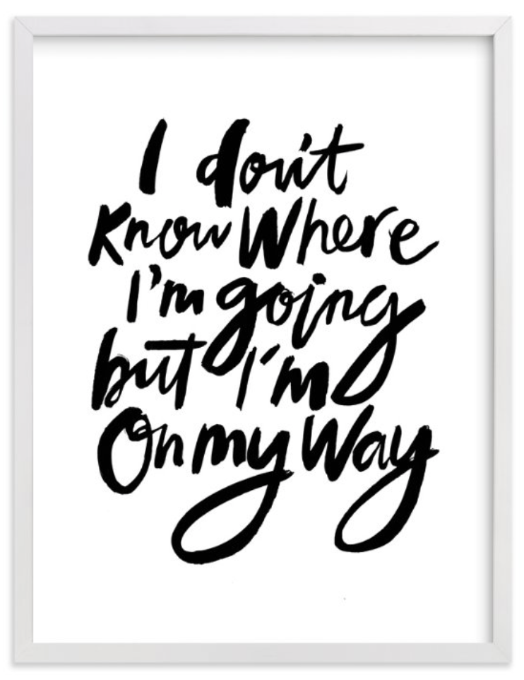 On My Way Wall Art