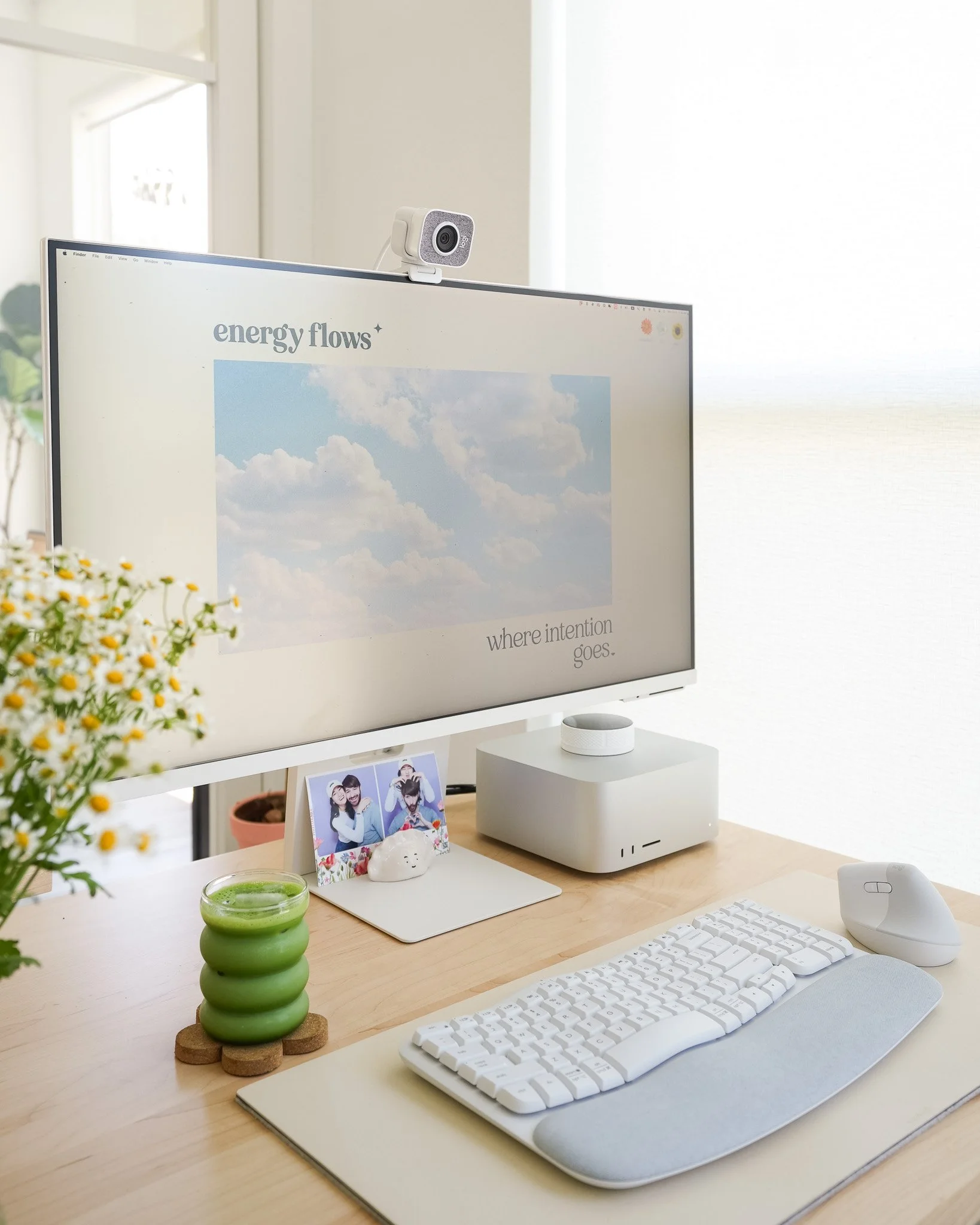 Minimal Desk Tour | Calm, Creative, &amp; Productive Setup