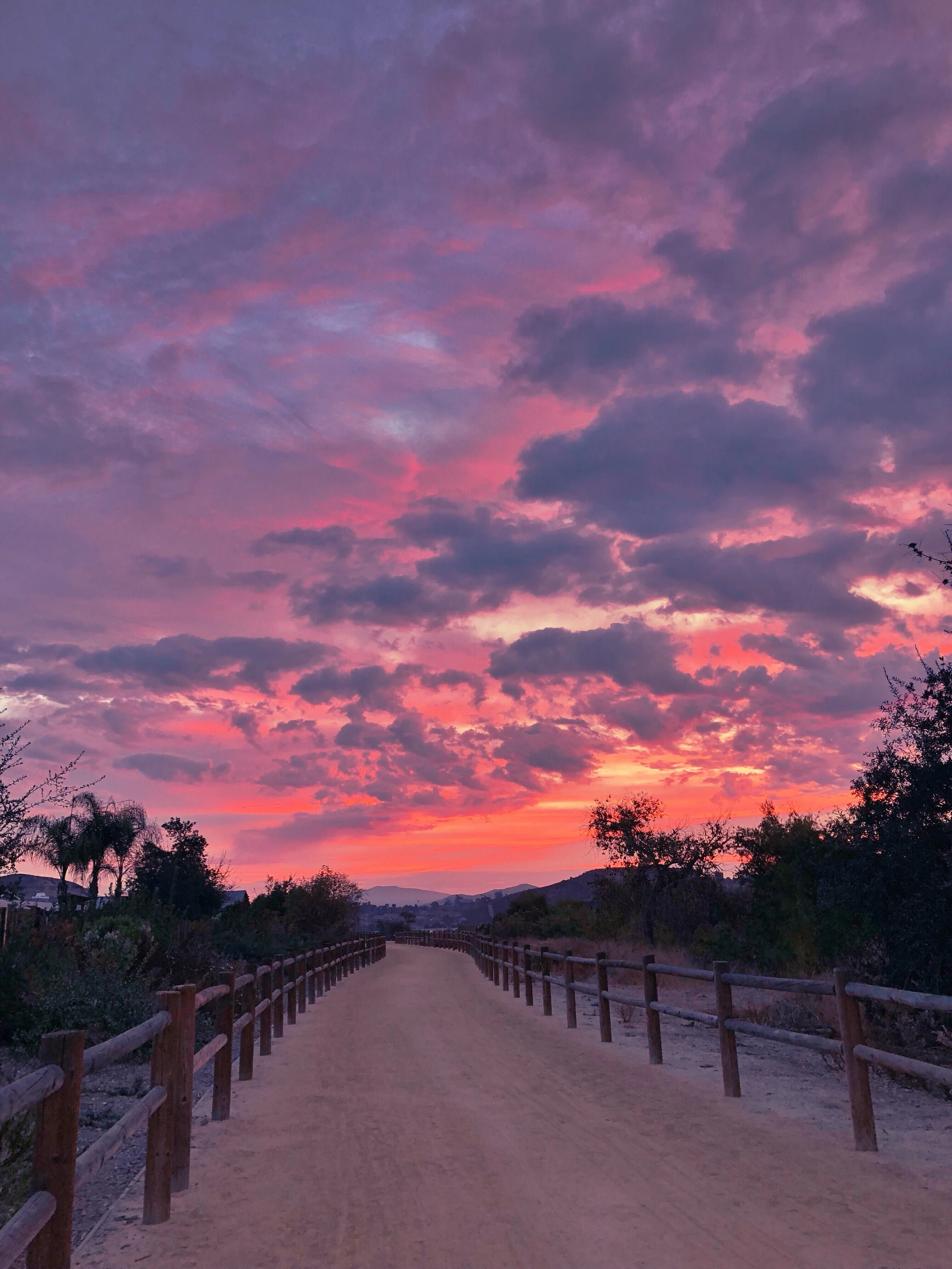 77. Sunrise in Santee, California