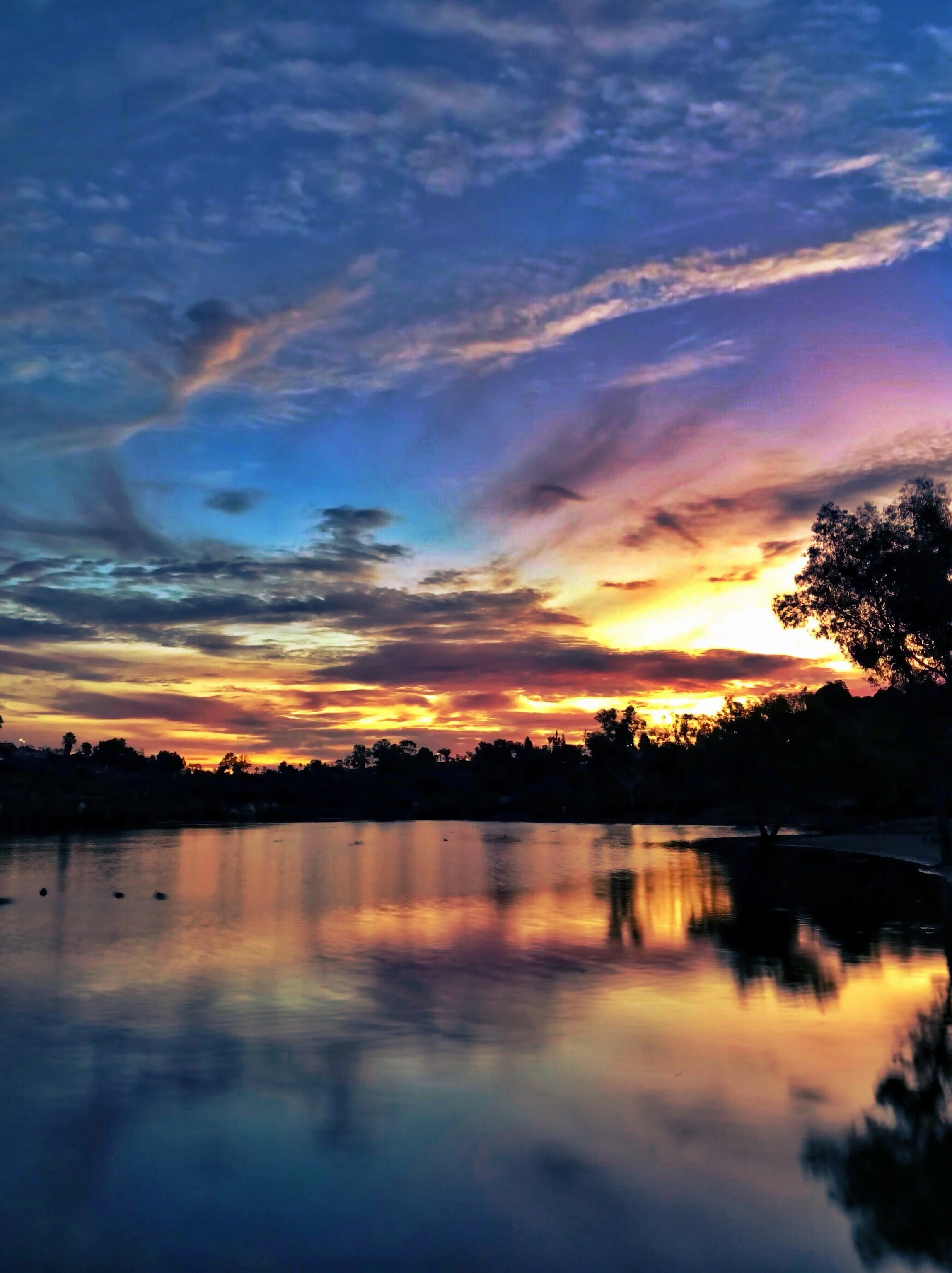 78. Sunrise at Lake Murray, San Diego