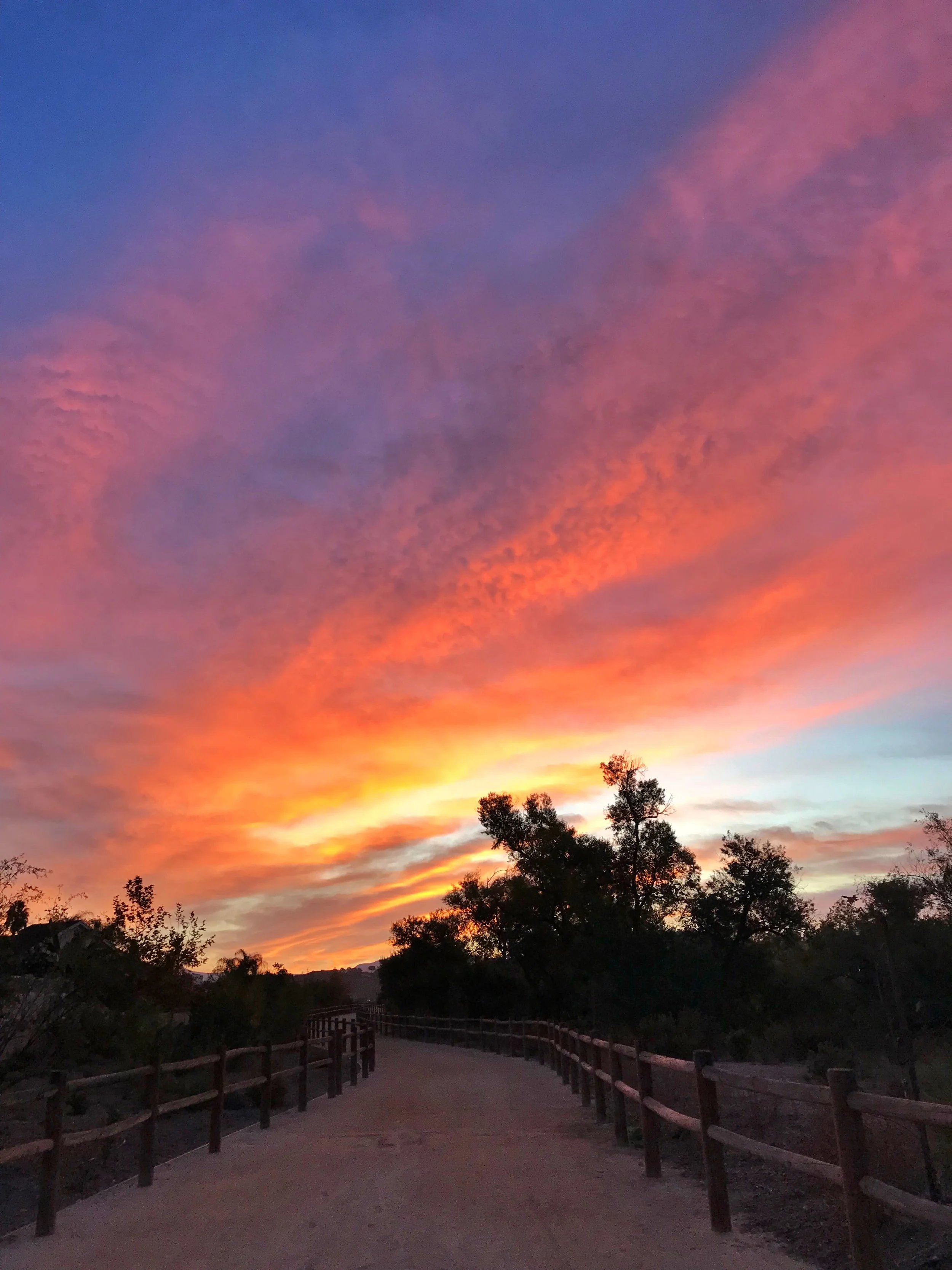 79. Sunrise in Santee, California