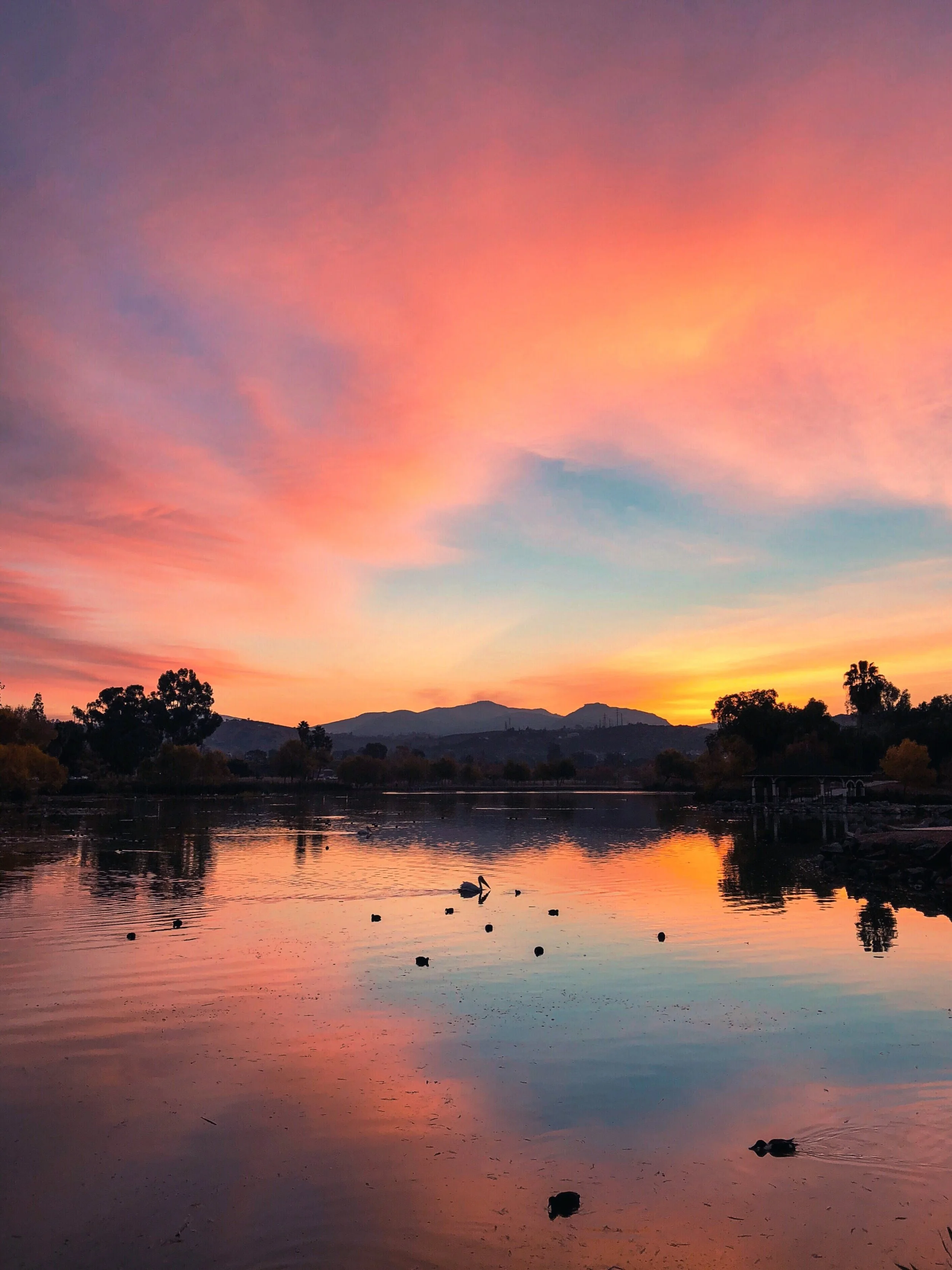 82. Sunrise at Lindo Lake, Lakeside, California